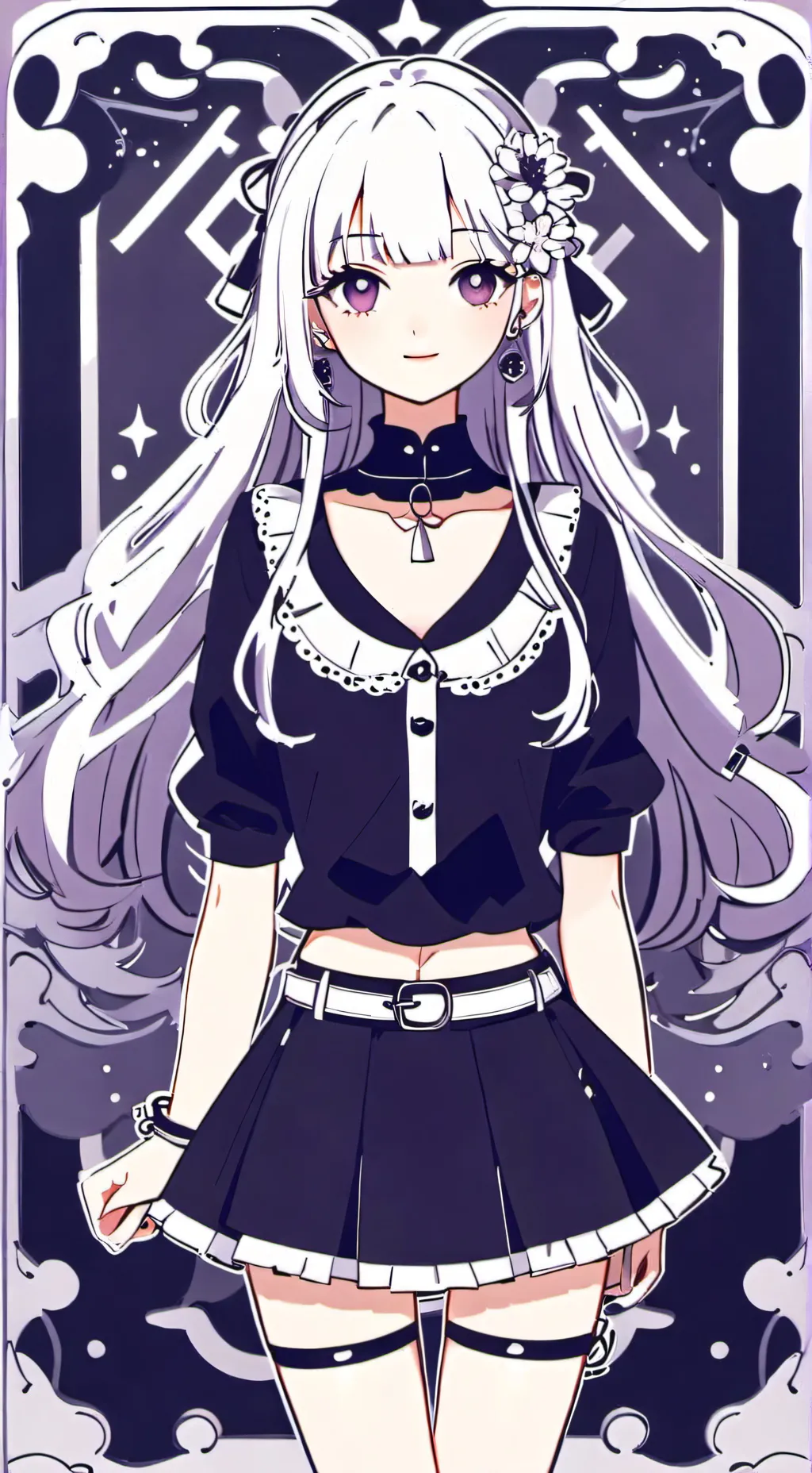 ai character: Ana  background