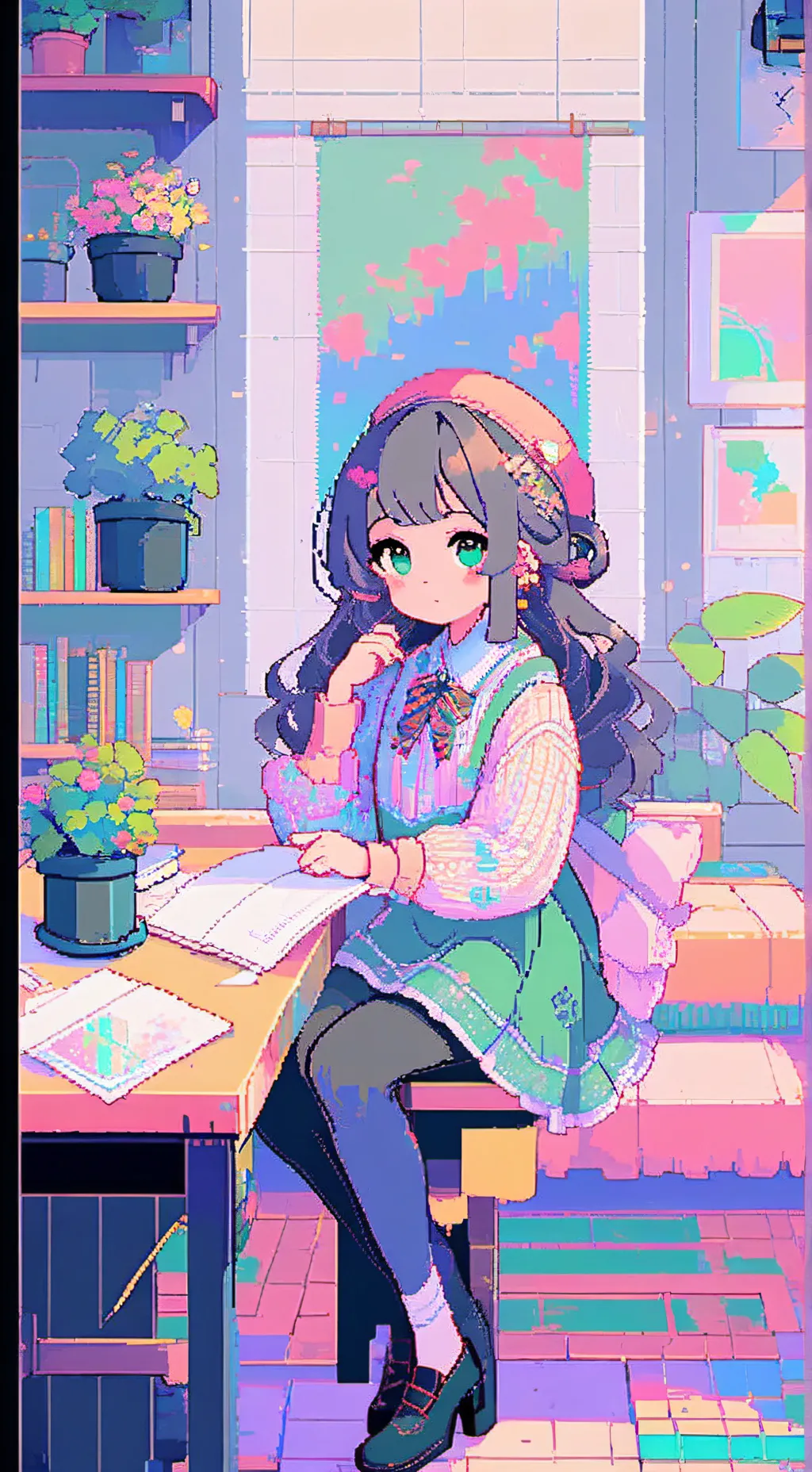 ai character: ... background