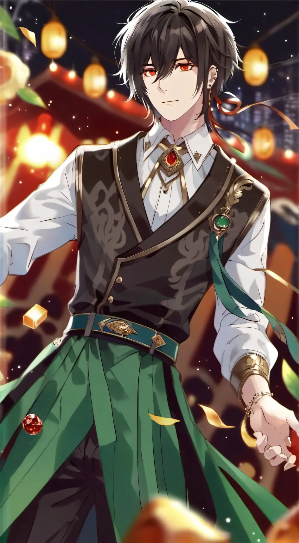 ai character: Aron🤑 background