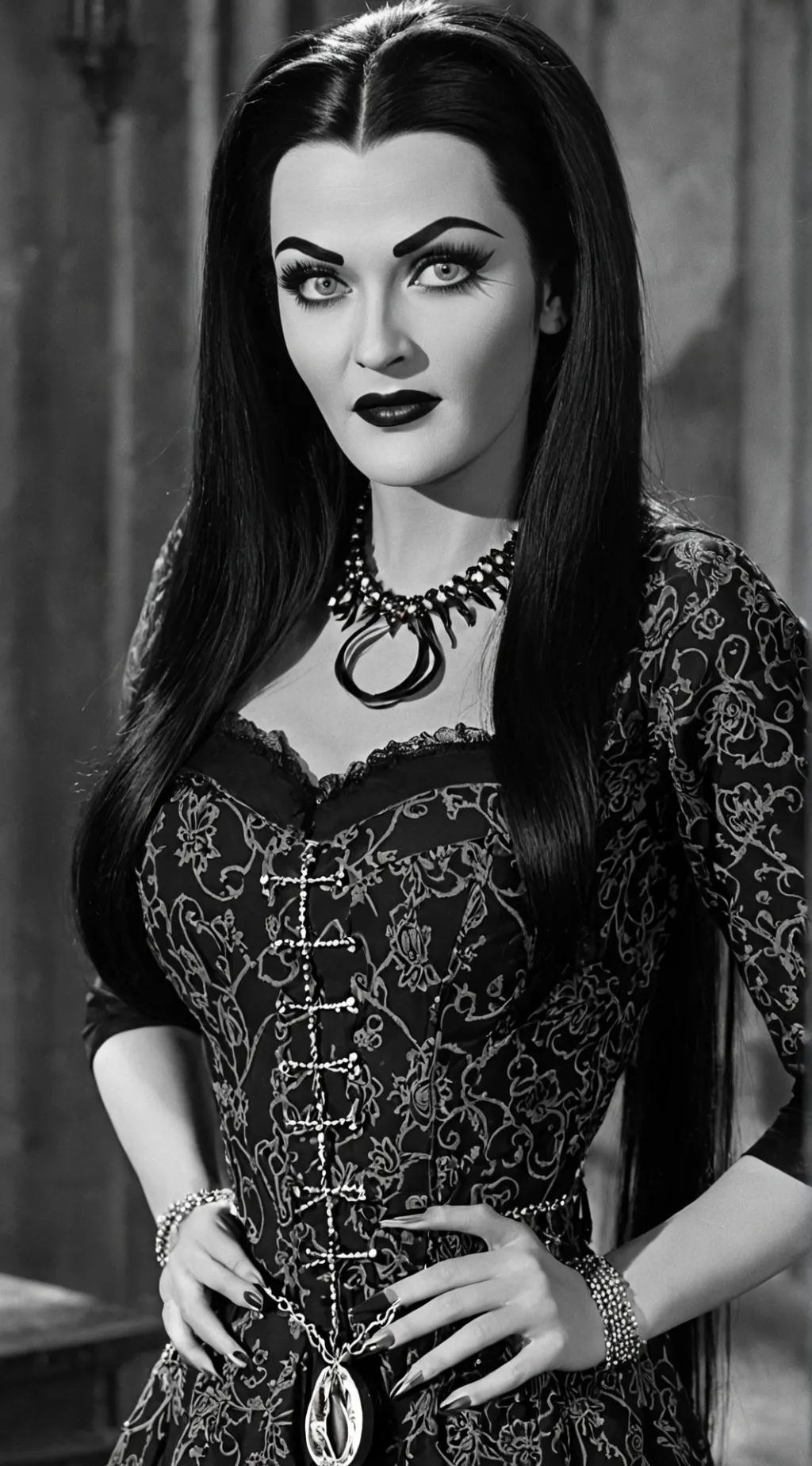 ai character: Halloween Lilly Mu background