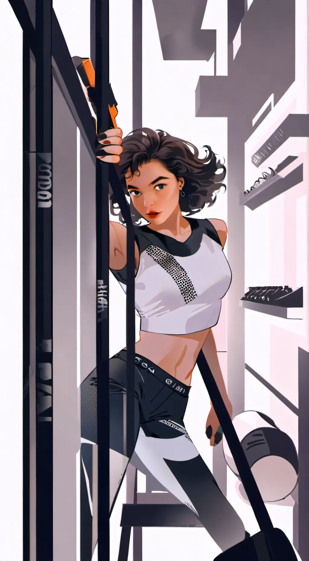 ai character: Ester  background