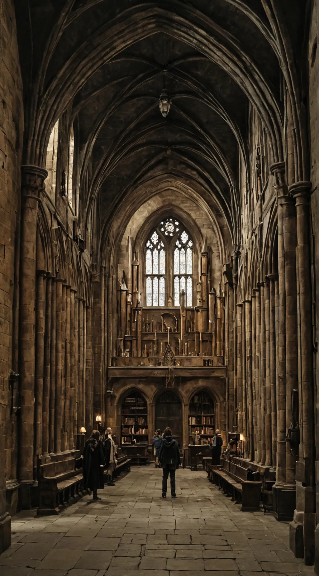 ai character: Hogwarts! background