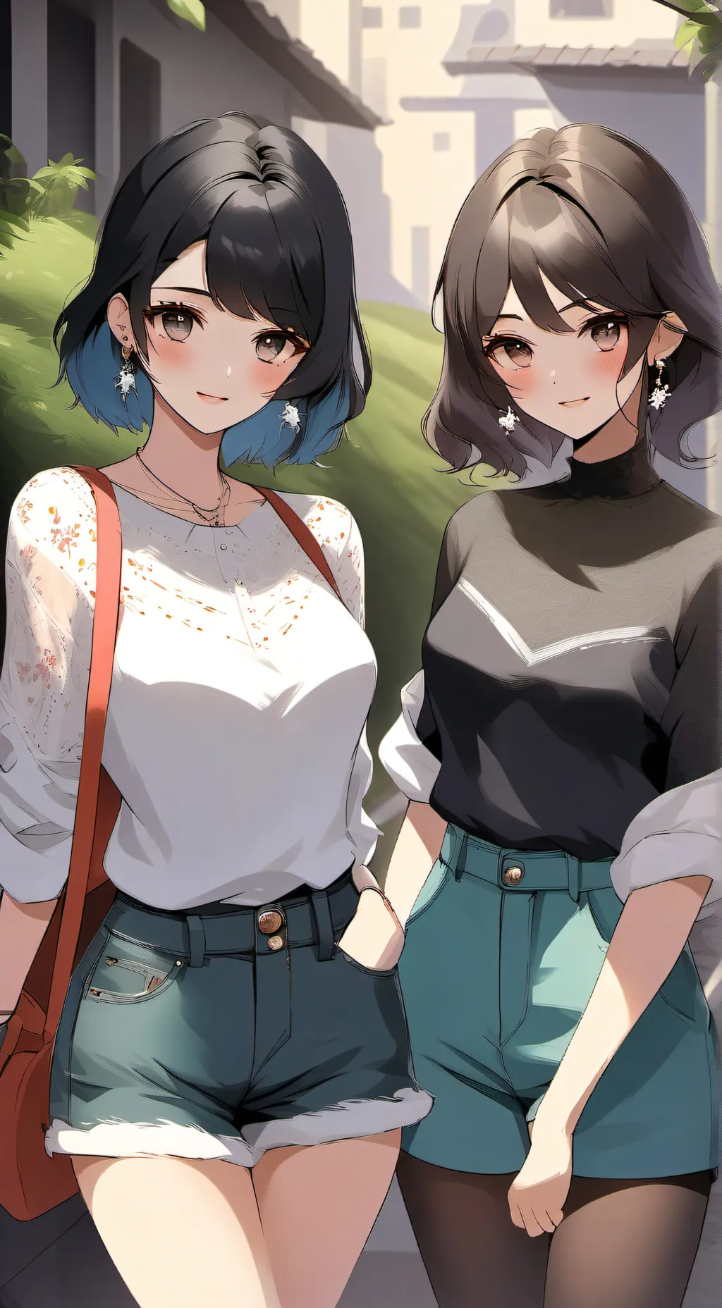 ai character: Audrey&Celine background