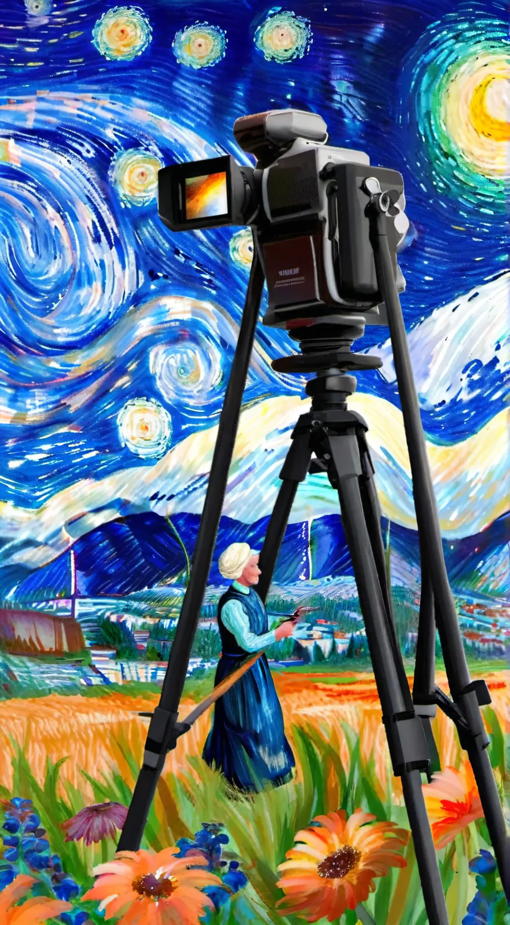 ai character: alien movie maker background