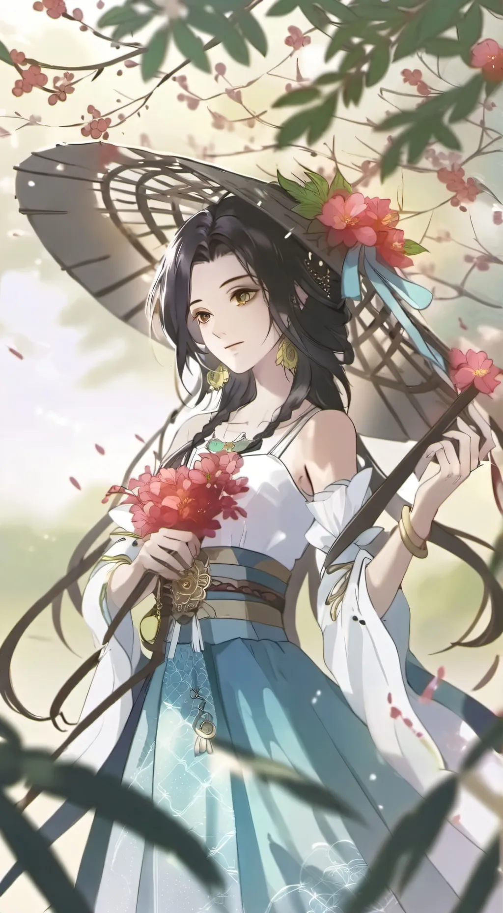 ai character: demon Queen background