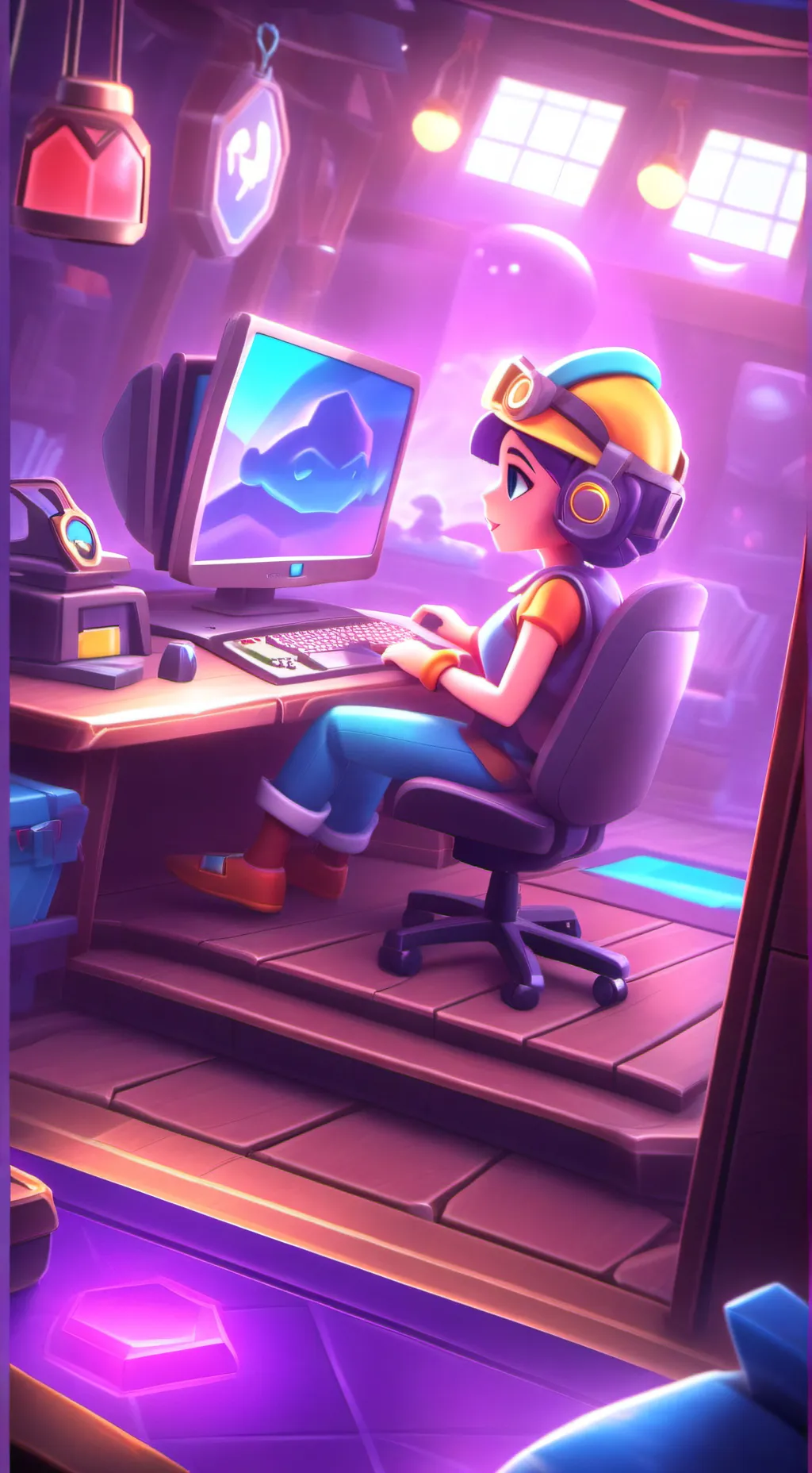 ai character: 99 noche en el bsq background