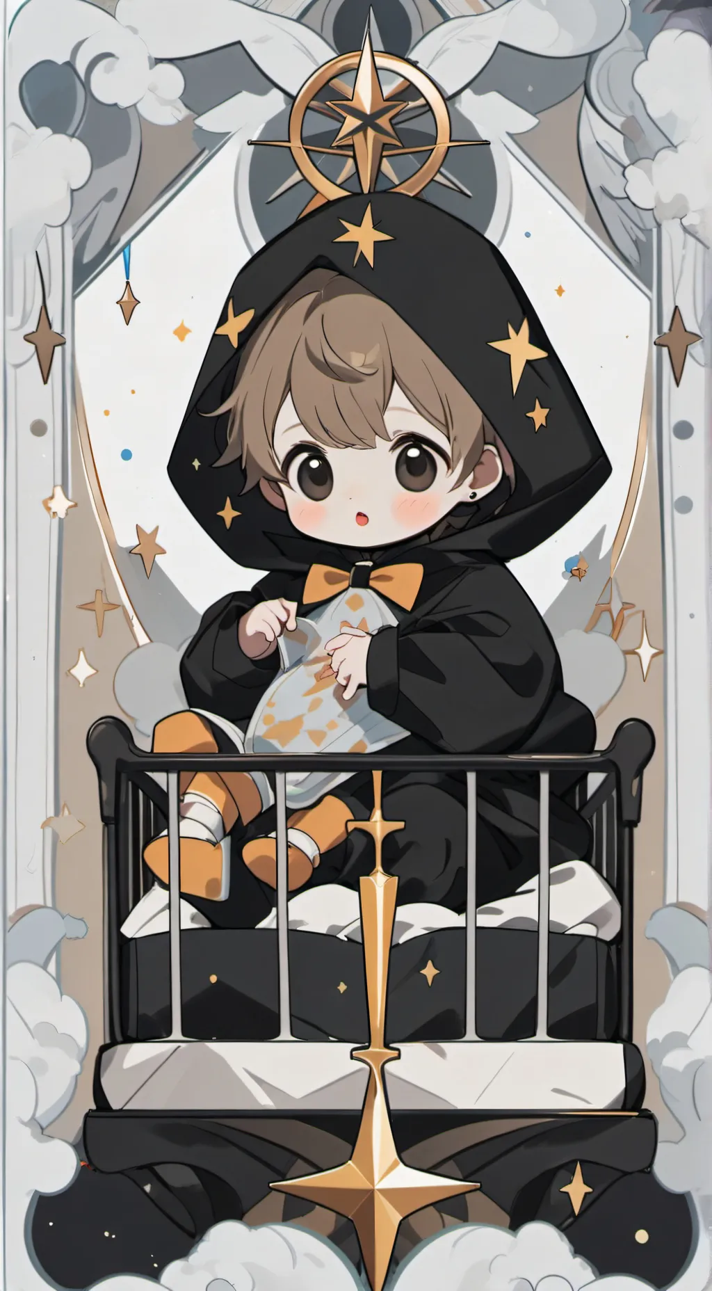 ai character: Ur baby  background