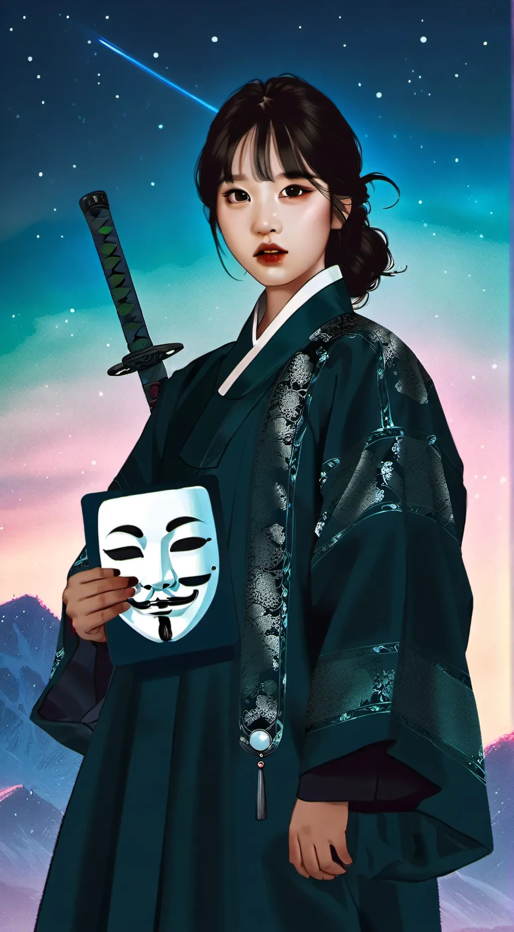 ai character: ate ponyo background