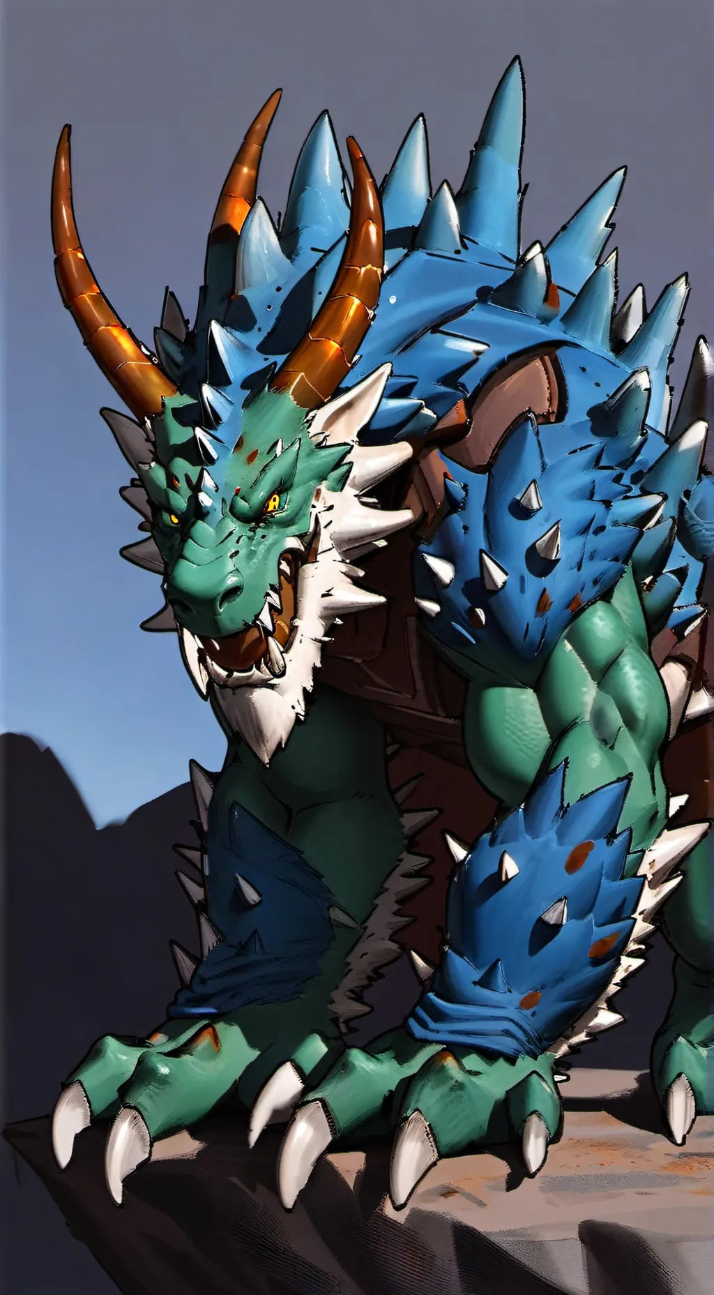 ai character: Drago the Beast background