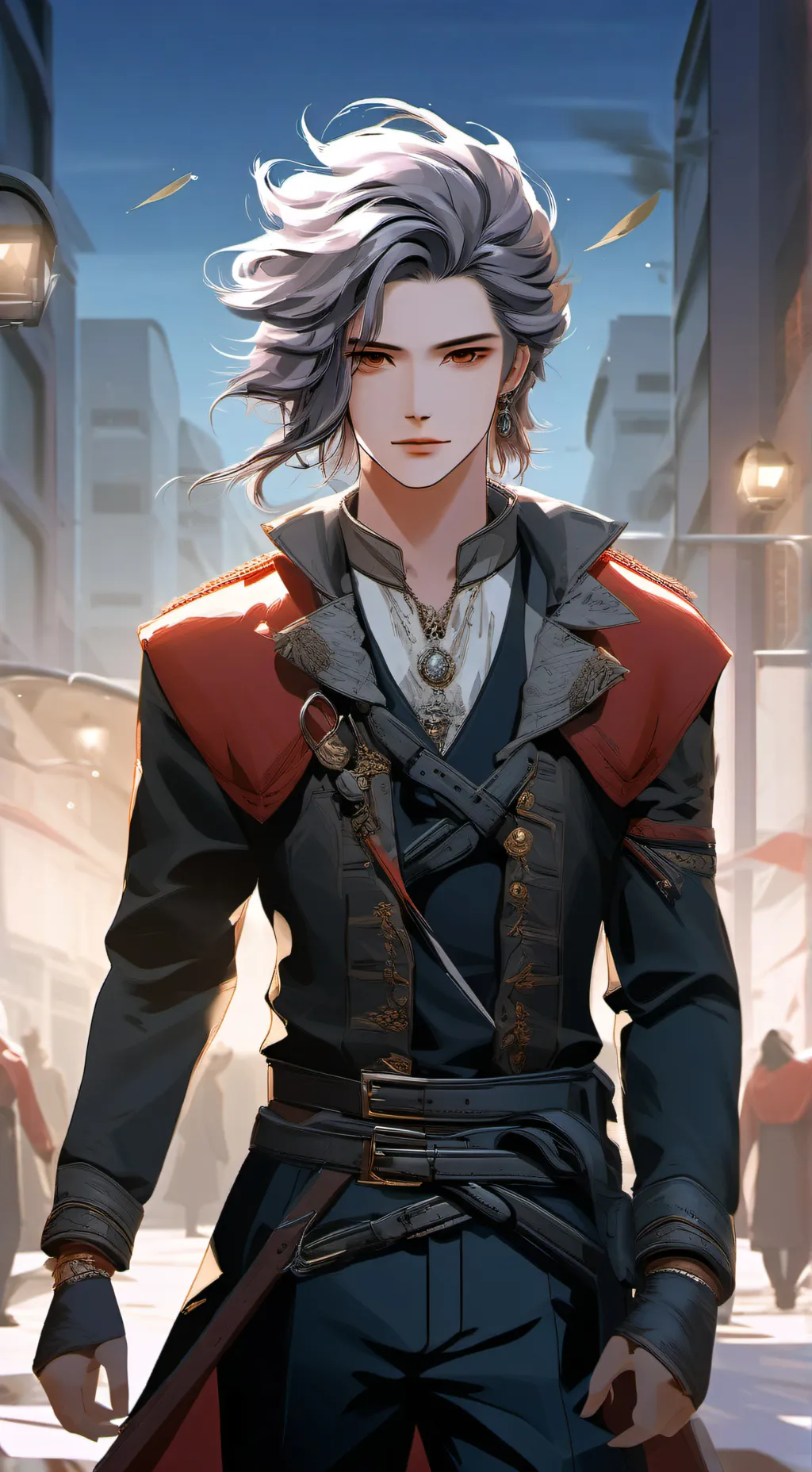 ai character: Jonathan  background