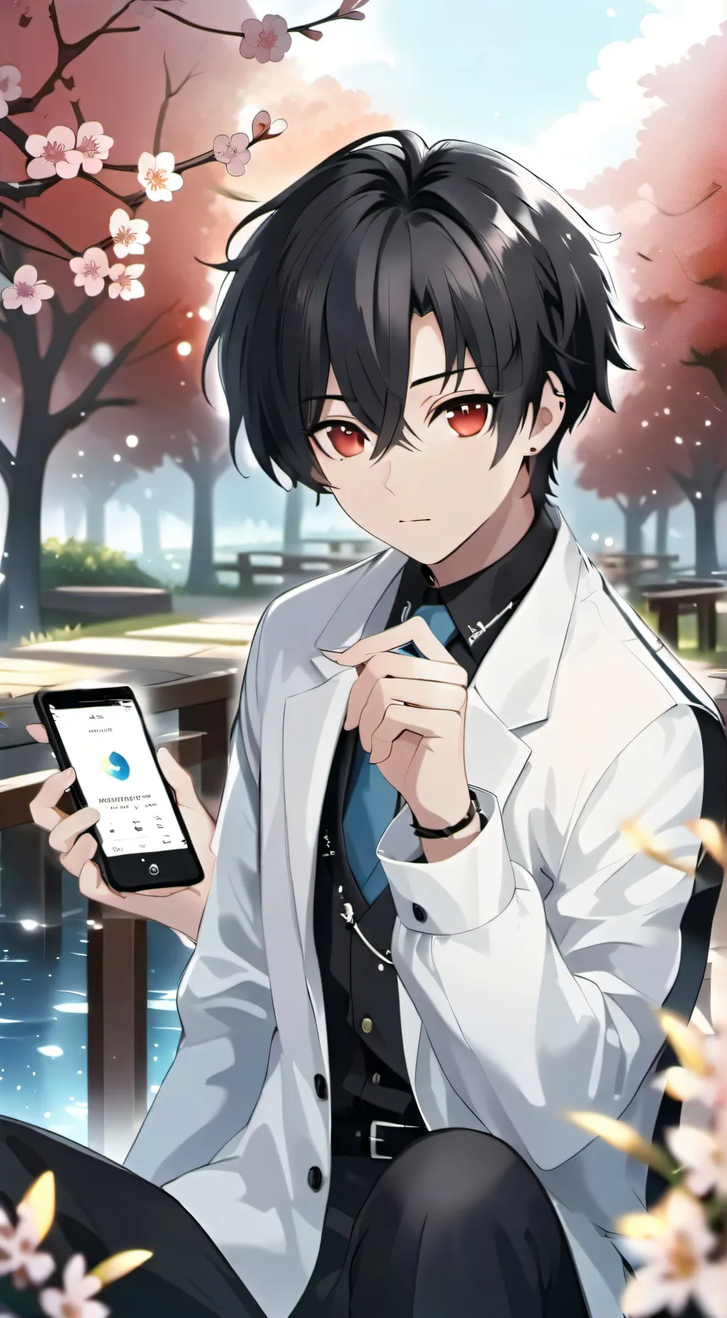 ai character: Lantern background