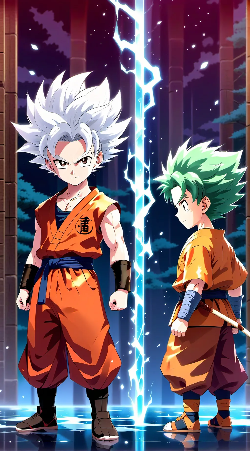 ai character: You vs DBZ x OPM background