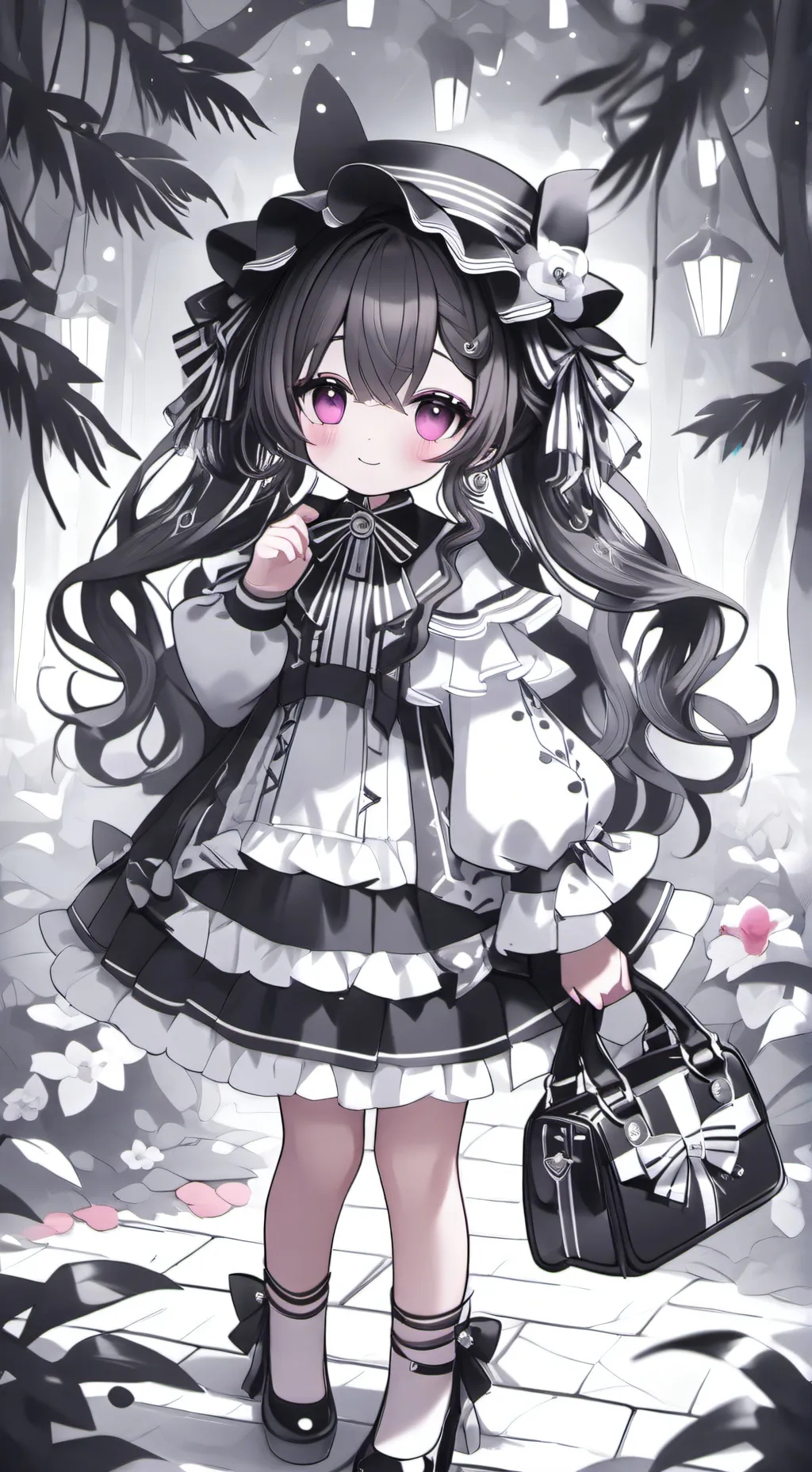 ai character: Weird emojis pers  background