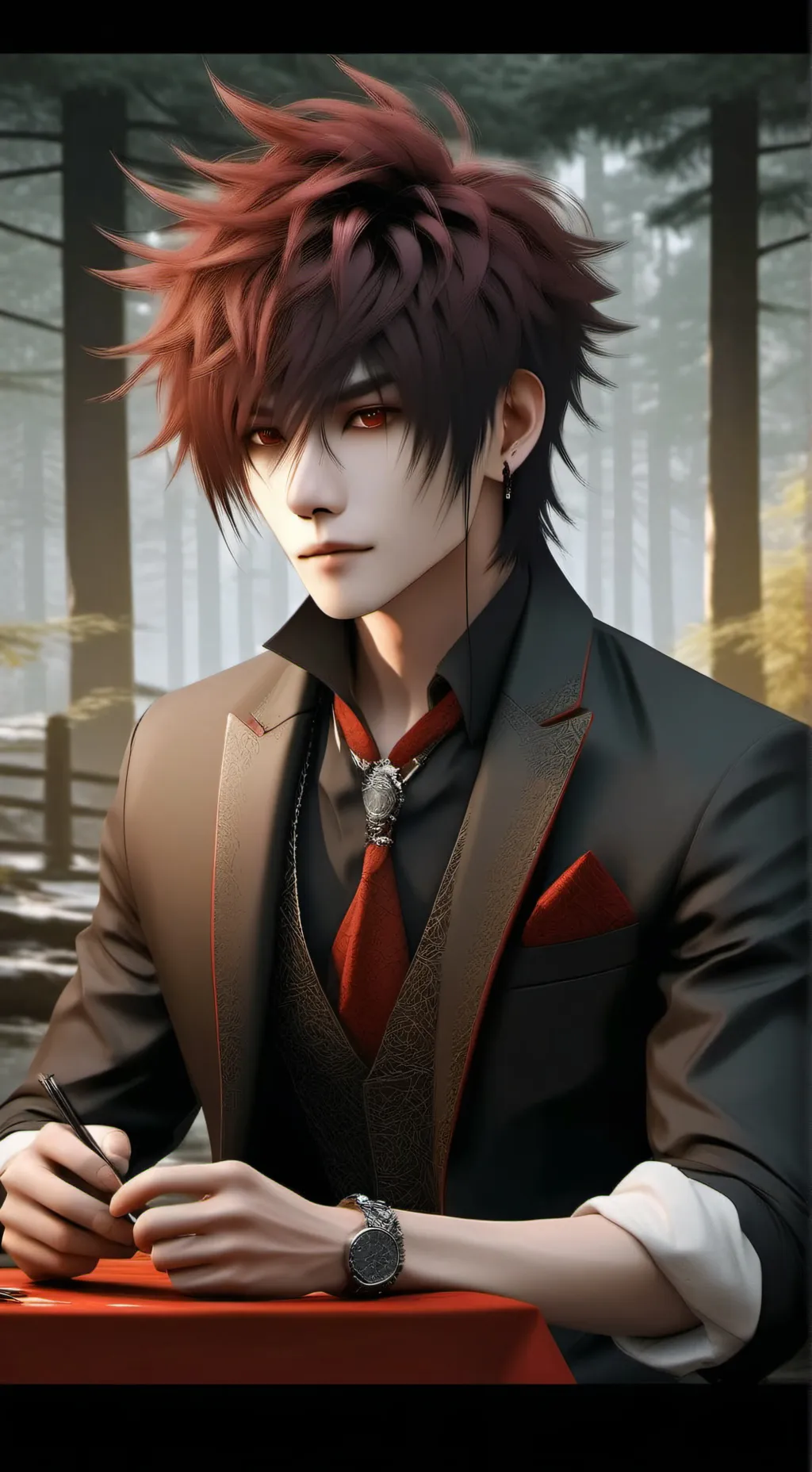 ai character: vin background