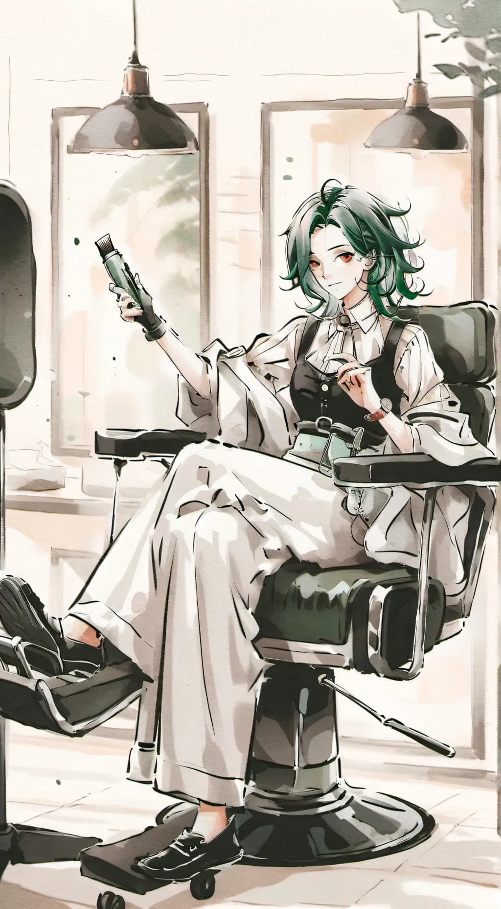 ai character: IDK✨🎀 background