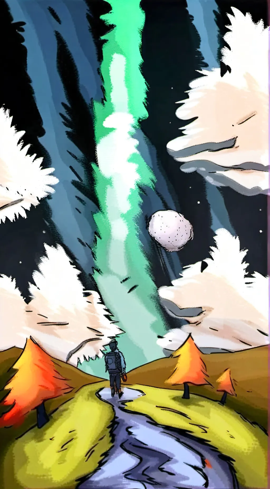 ai character: obamitsu+sanegiyuu background