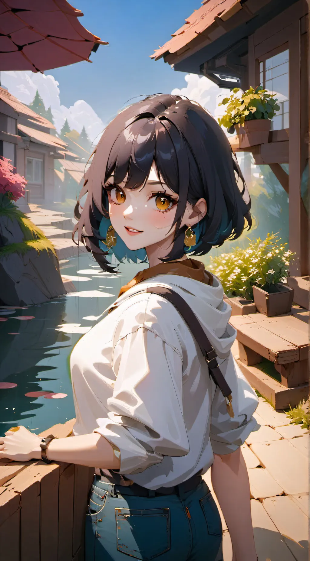 ai character: for Koyuki Okotaki background