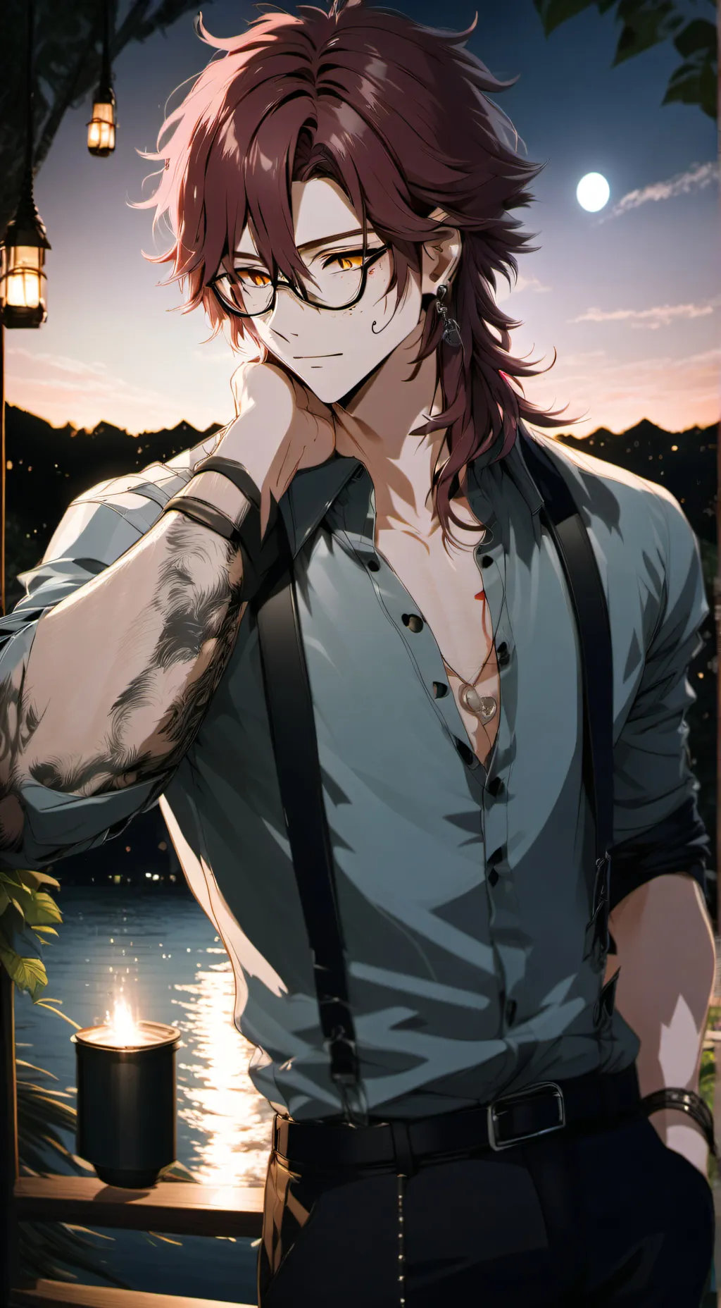 ai character: kyle background