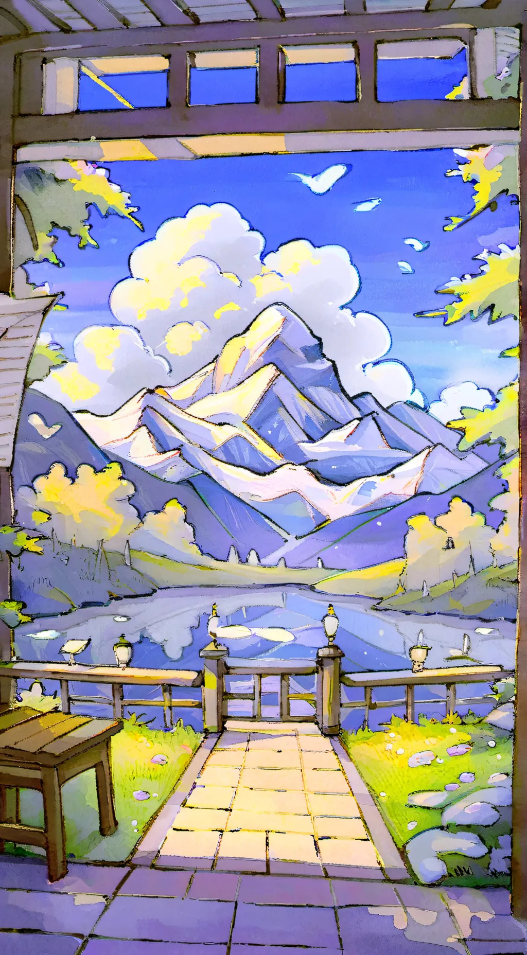 ai character: mina background