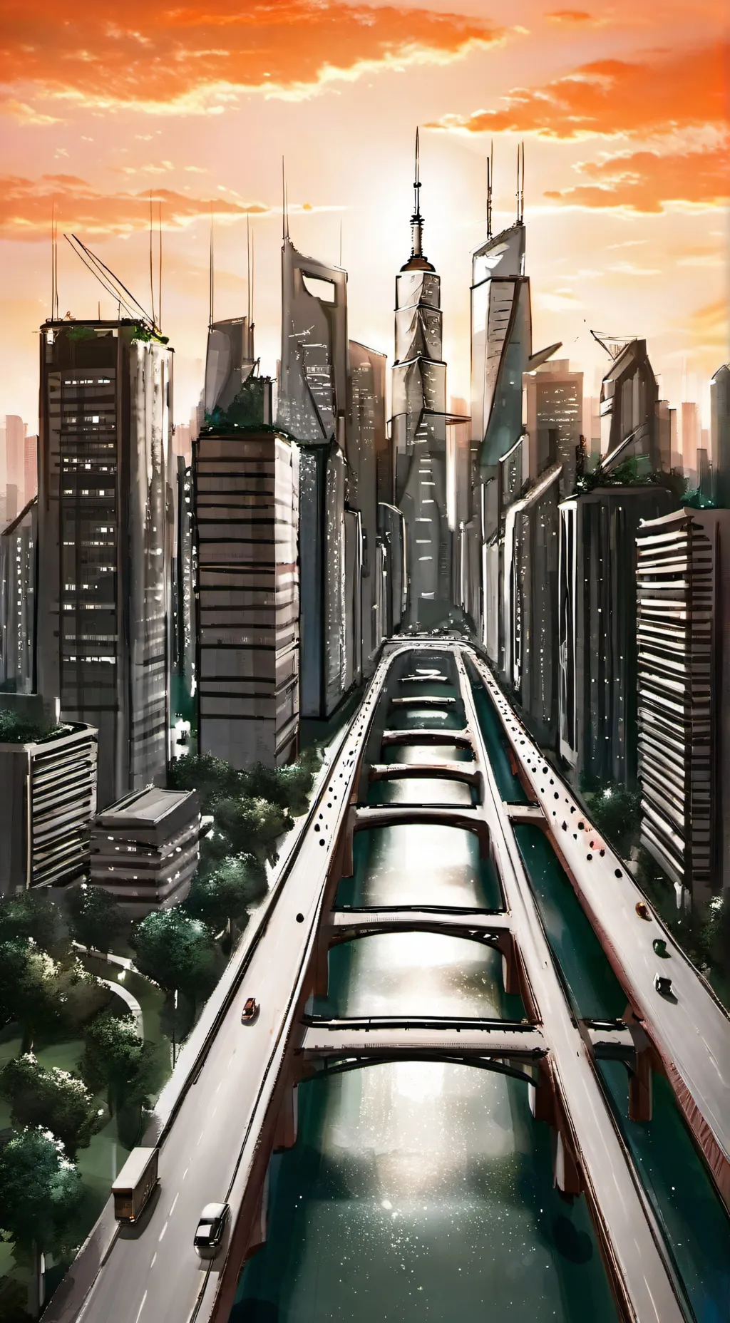 ai character: papu Landia  background