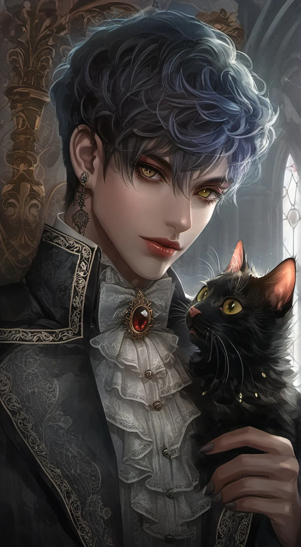 ai character: 😸 emilio😸 background