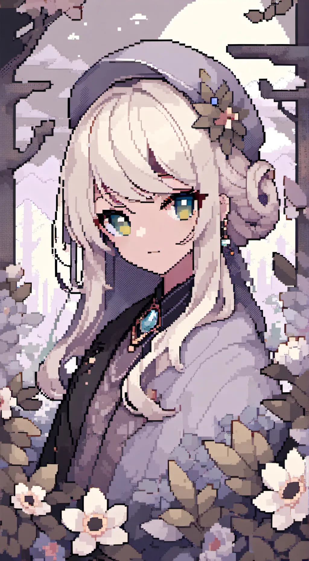 ai character: Püre vannila background