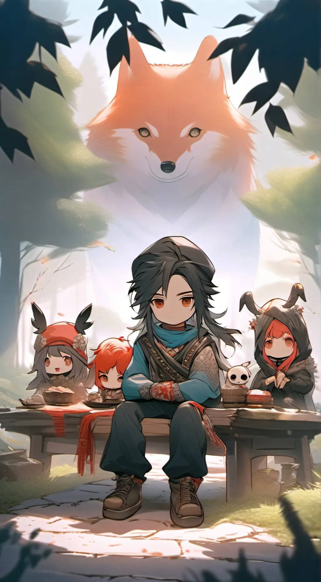 ai character: lisy 🦊 background