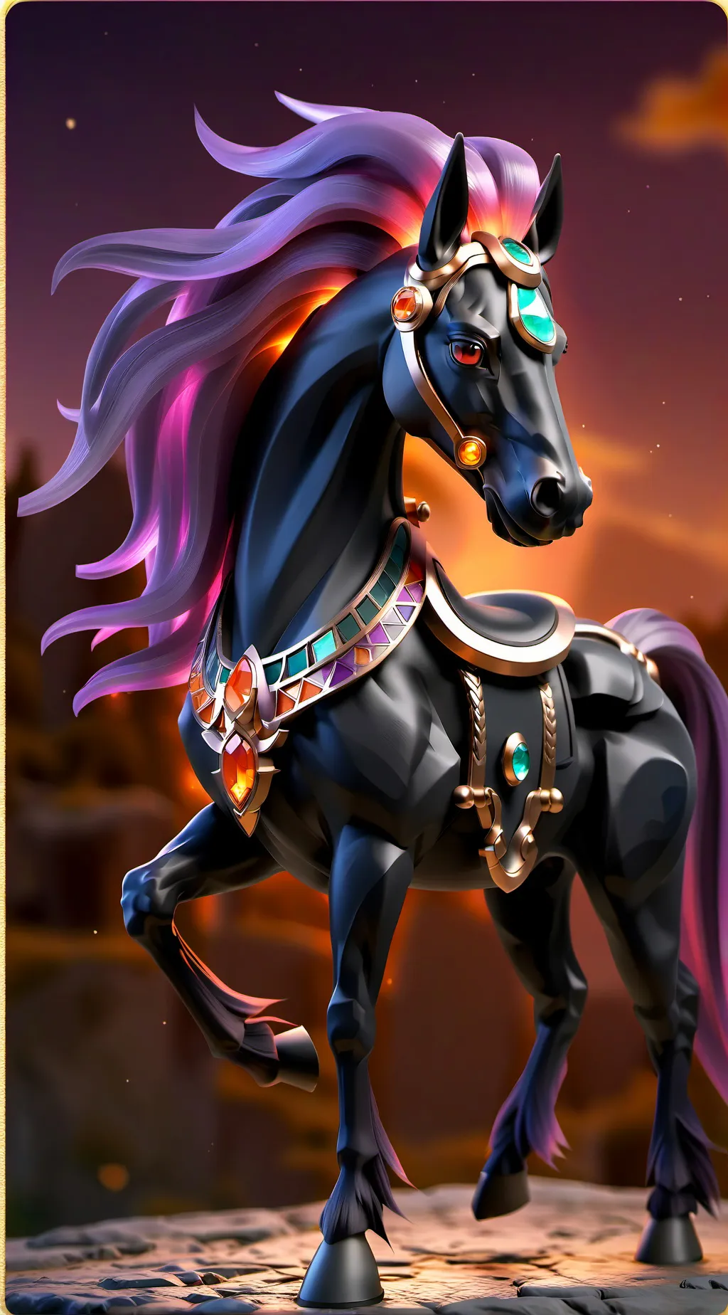 ai character: Emberdawn background