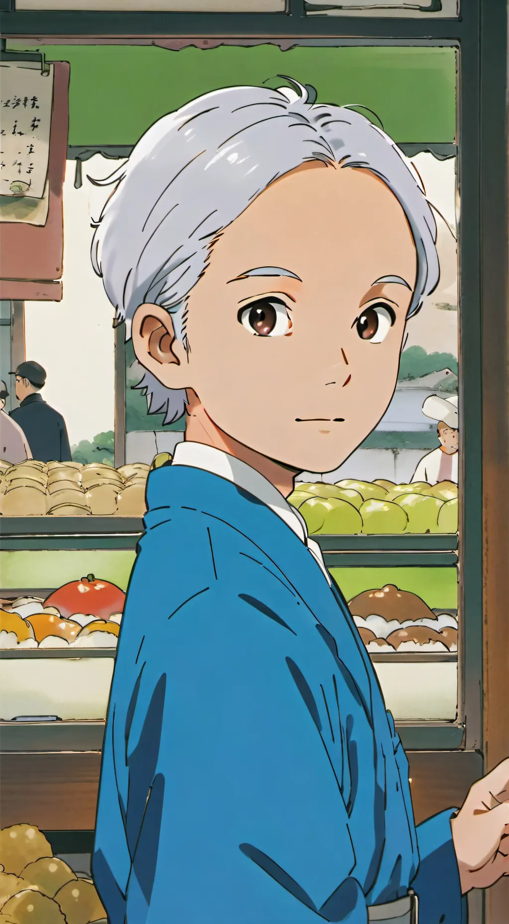 ai character: жаба лесь background