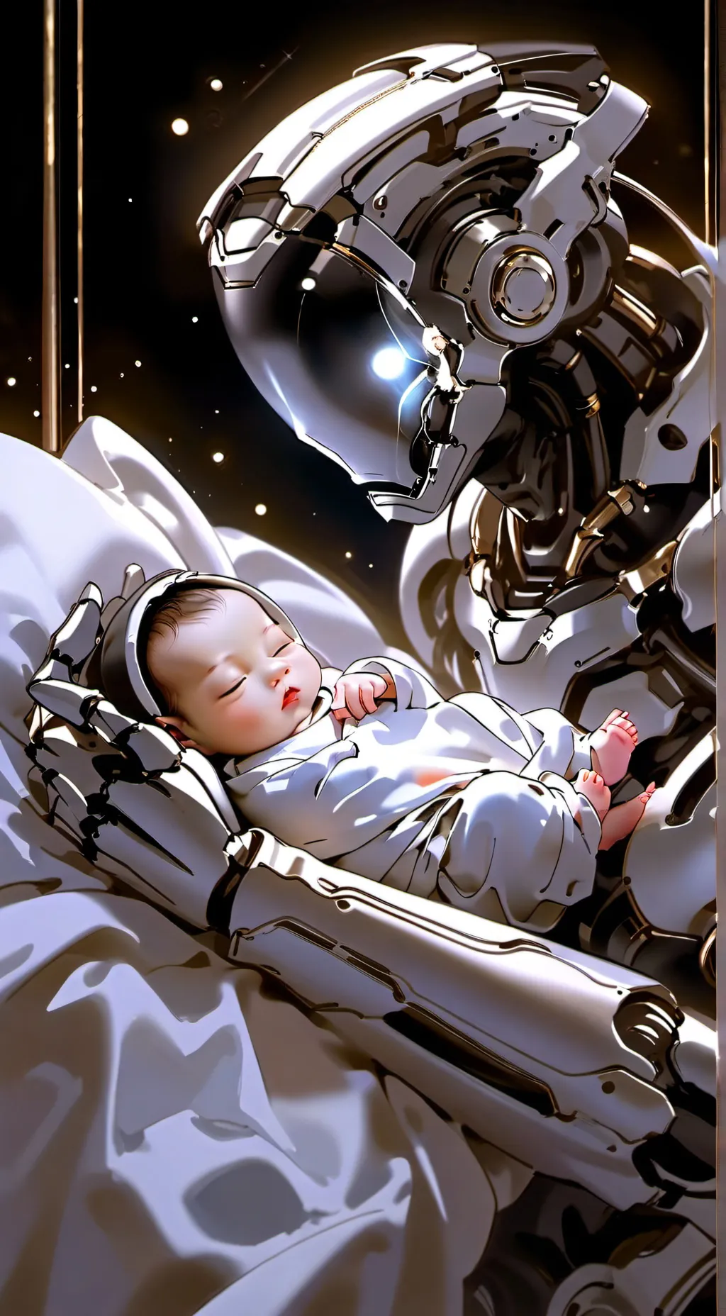 ai character: Adopted Human background