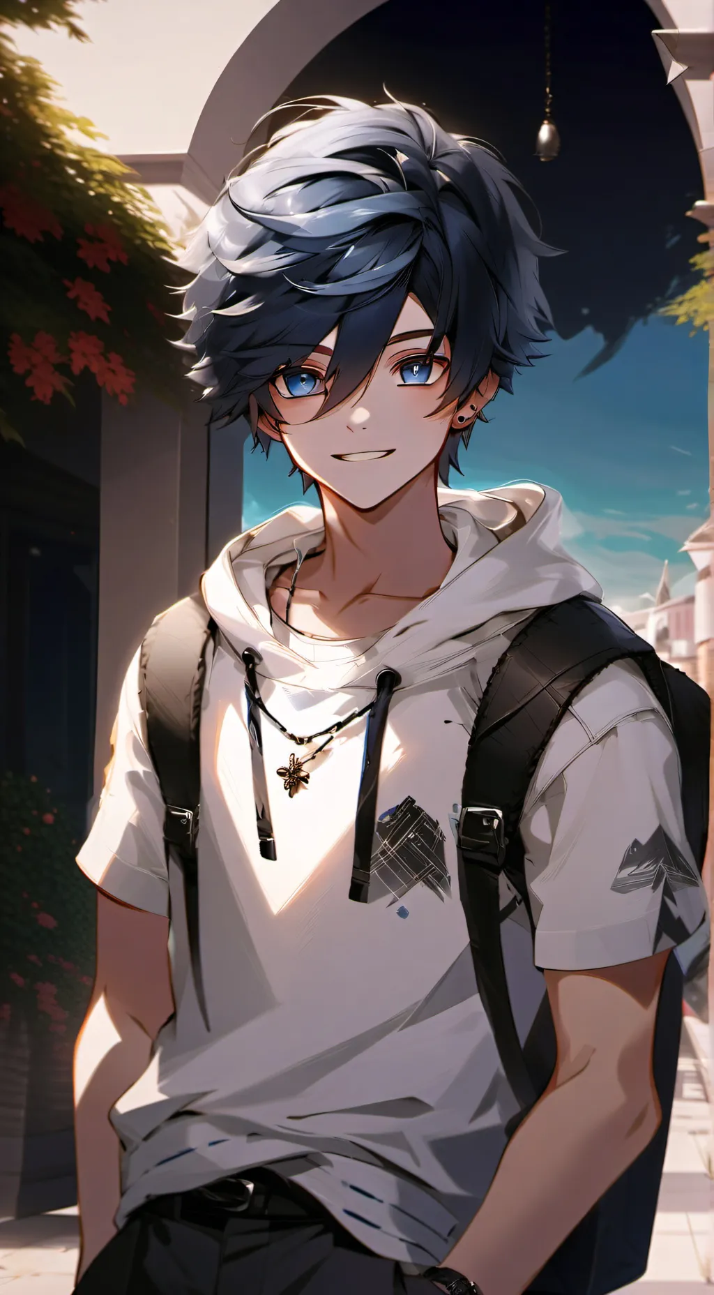 ai character: Percy  background