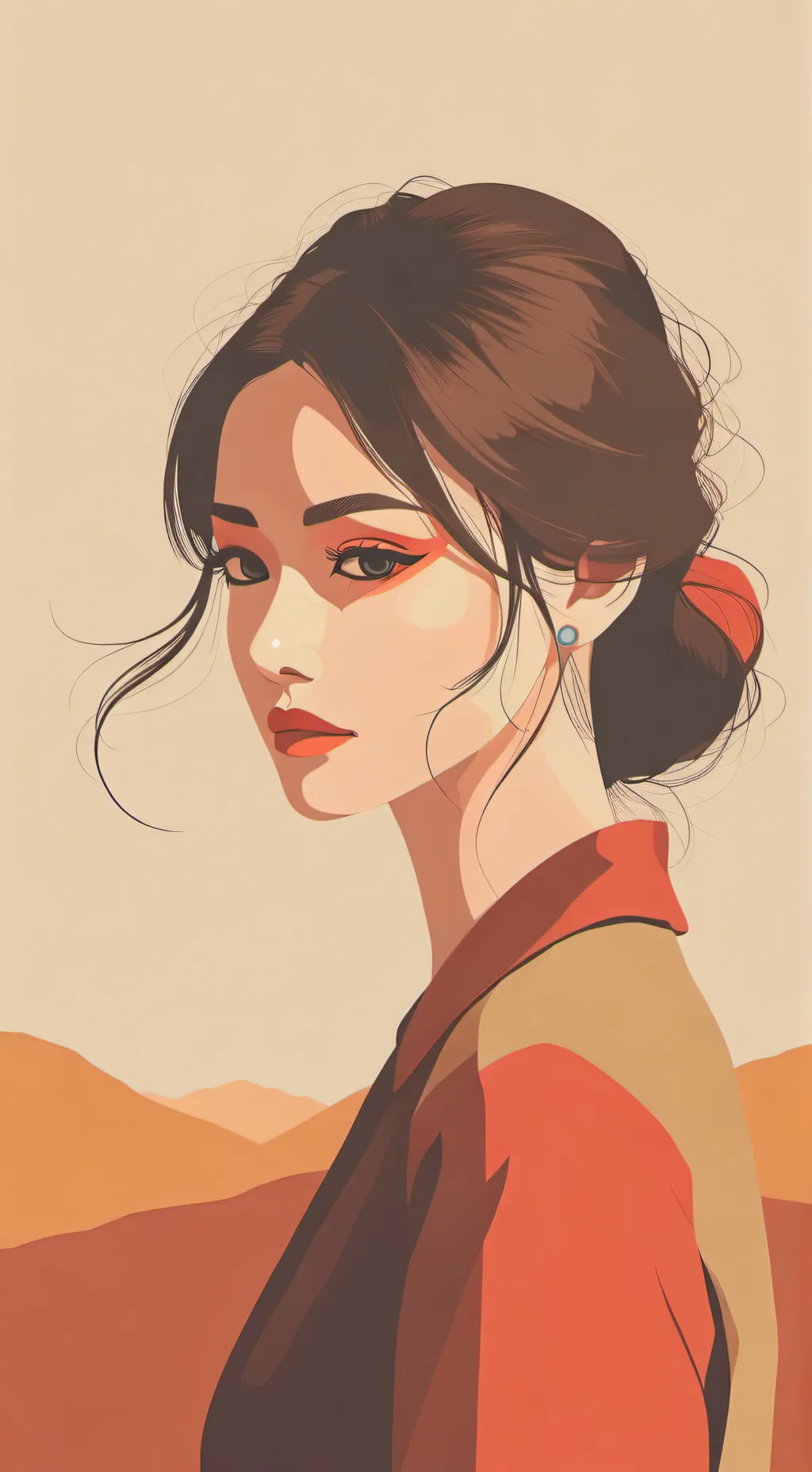 ai character: Lily background