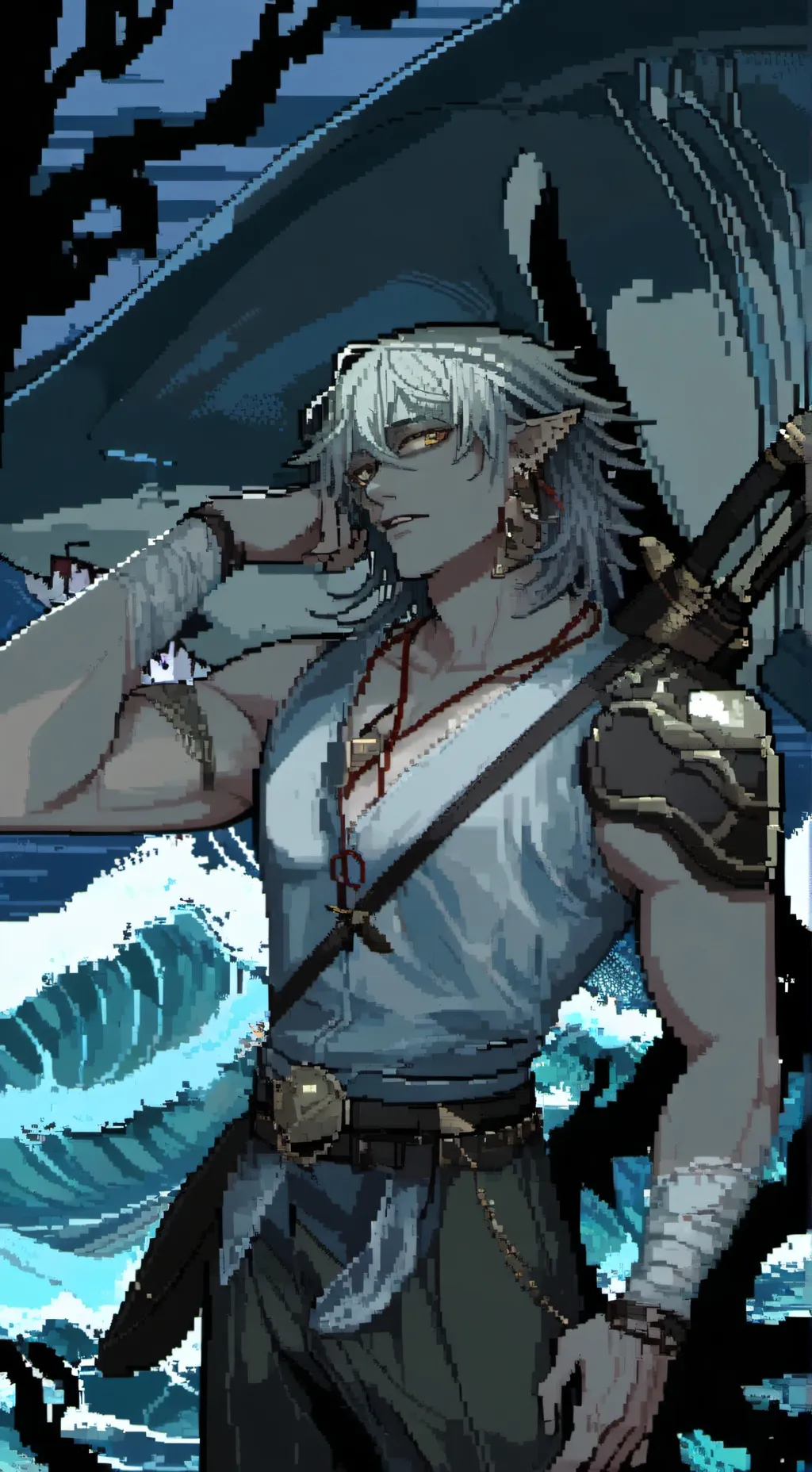 ai character: blaze background