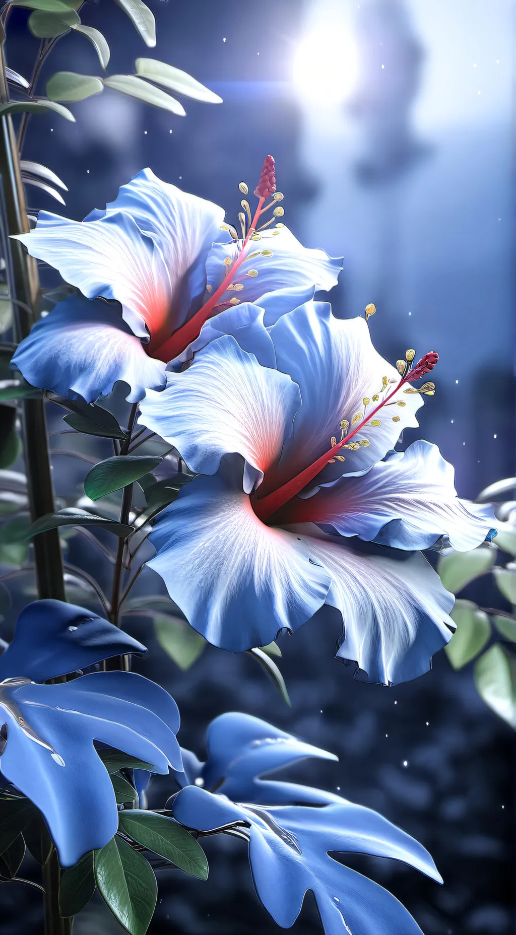 ai character: 🌺 computer  🖥️ 🤖👾🦾 background