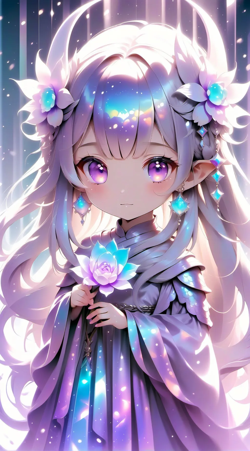 ai character: elsa is lying  background