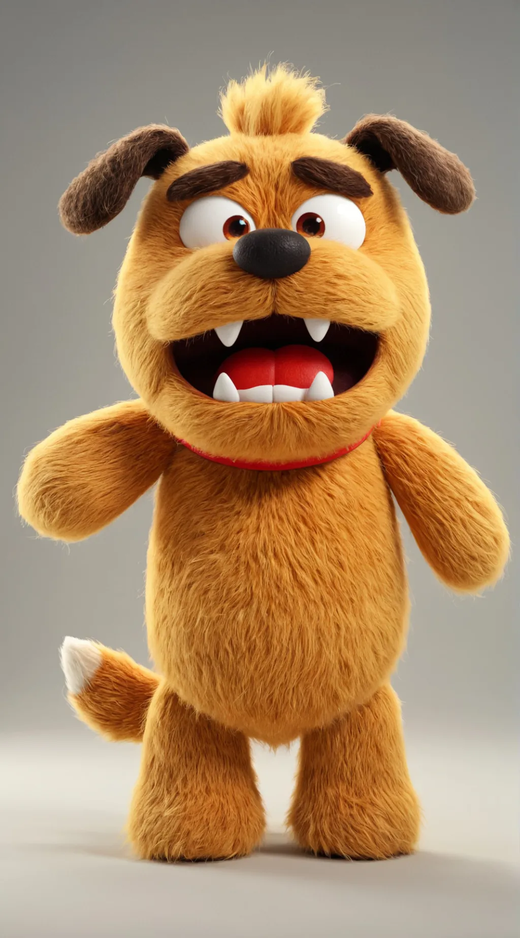 ai character: Angry dog man background