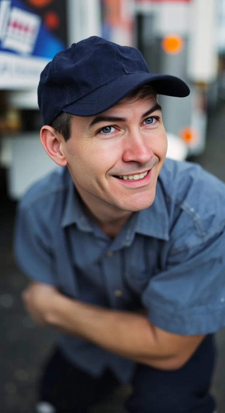 ai character: Repair Man background