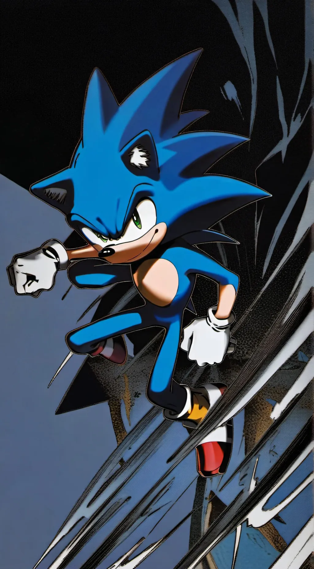 ai character: sonic el erizo background