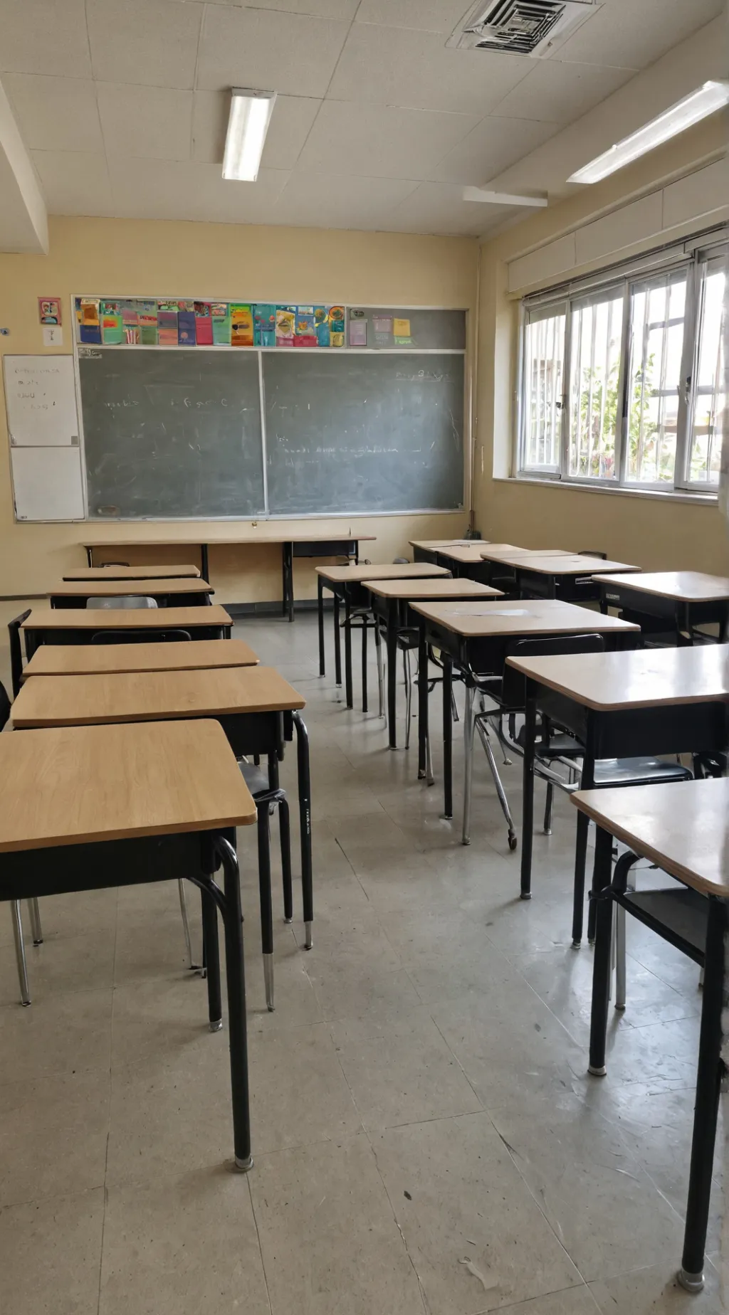 ai character: School 3 background