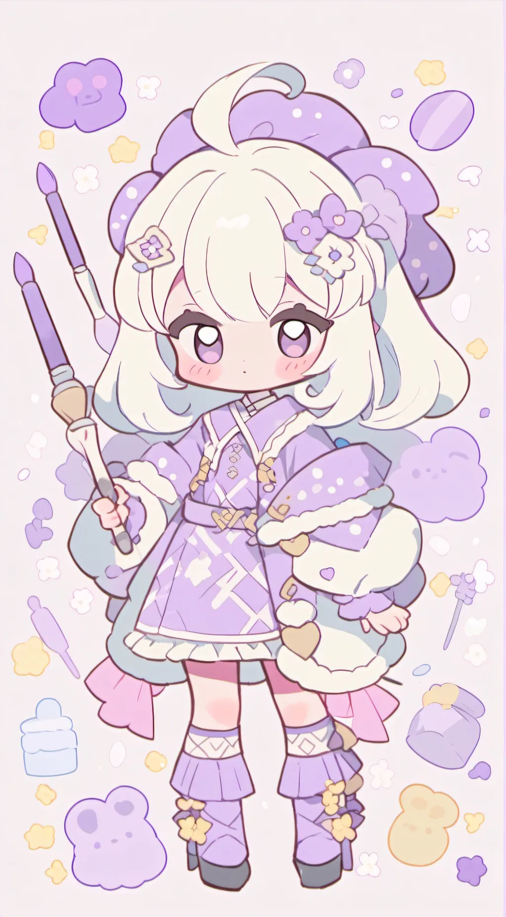 ai character: brusha background