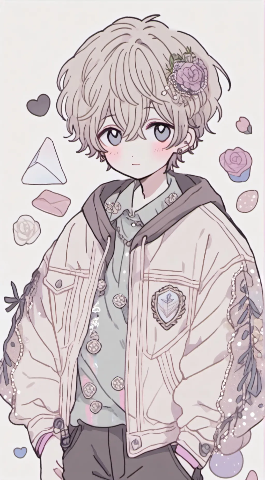 ai character: Charels  background