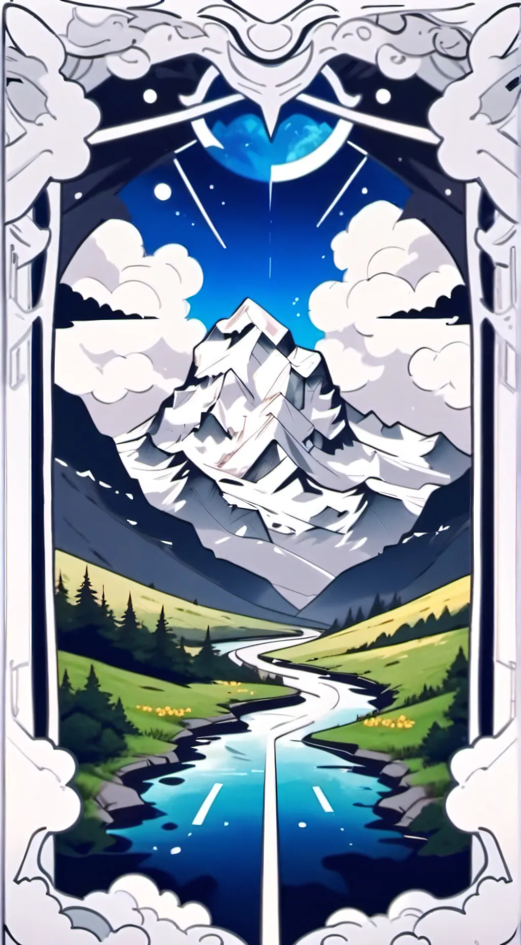 ai character: Life background