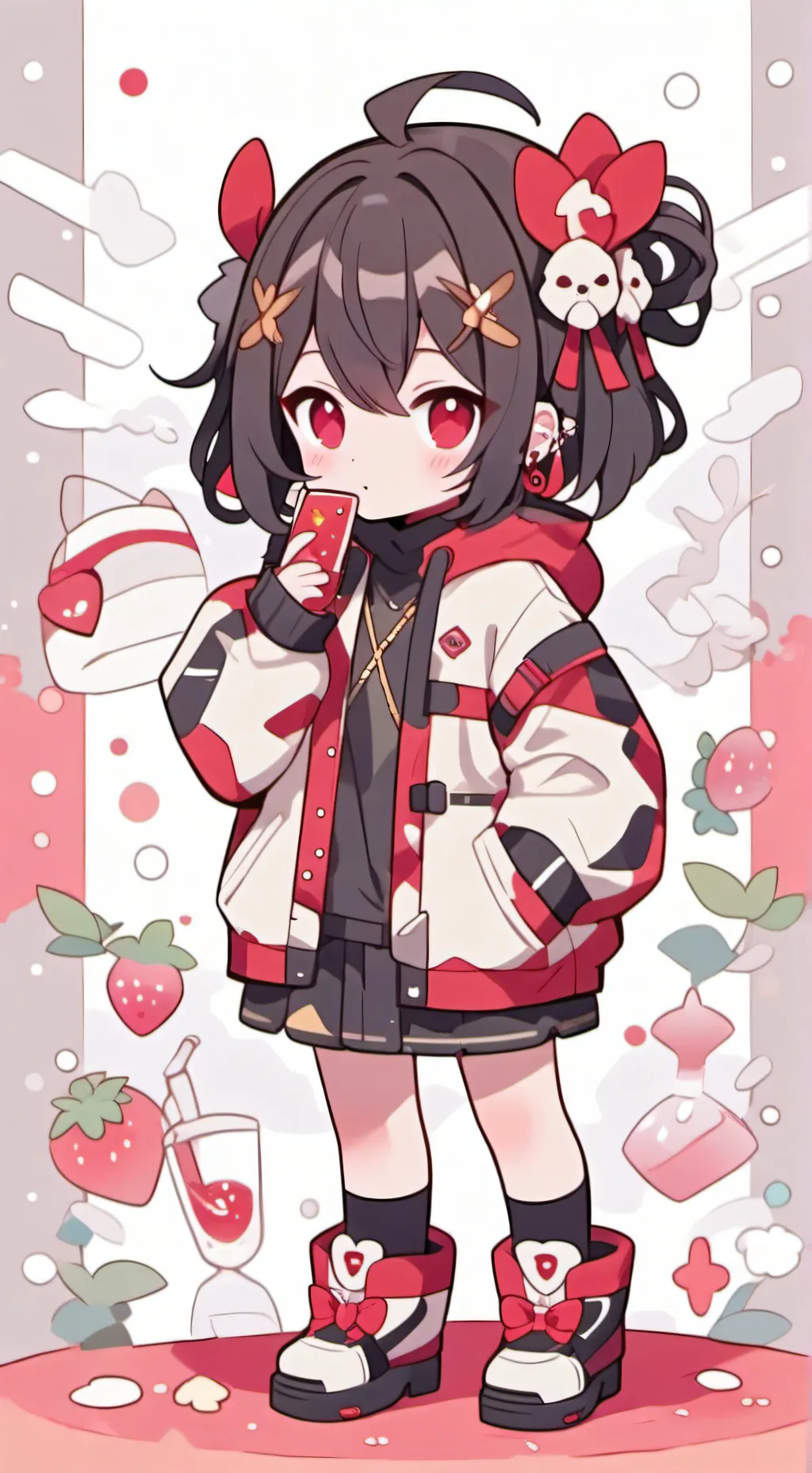 ai character: Highschool pick me background