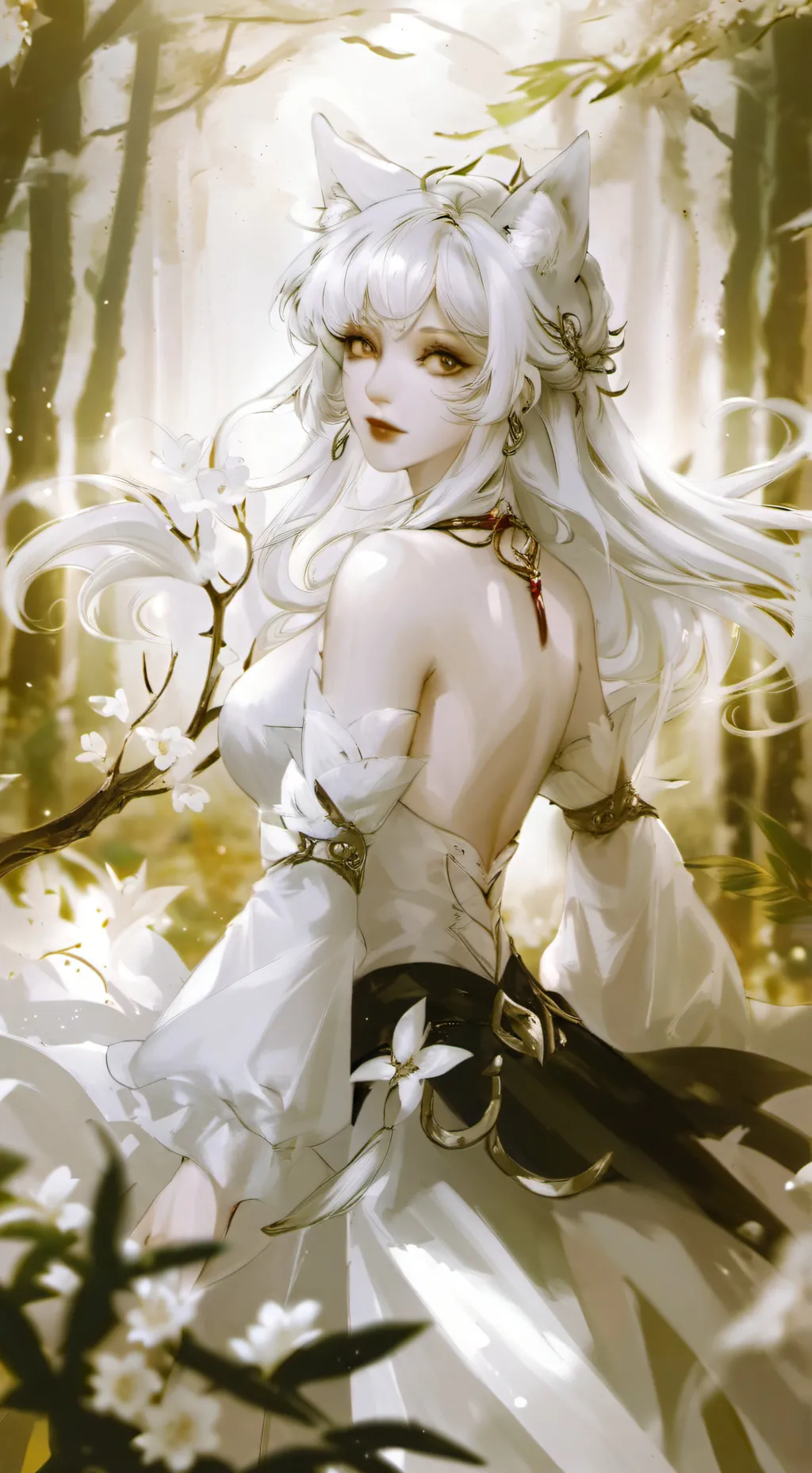 ai character: lily  background