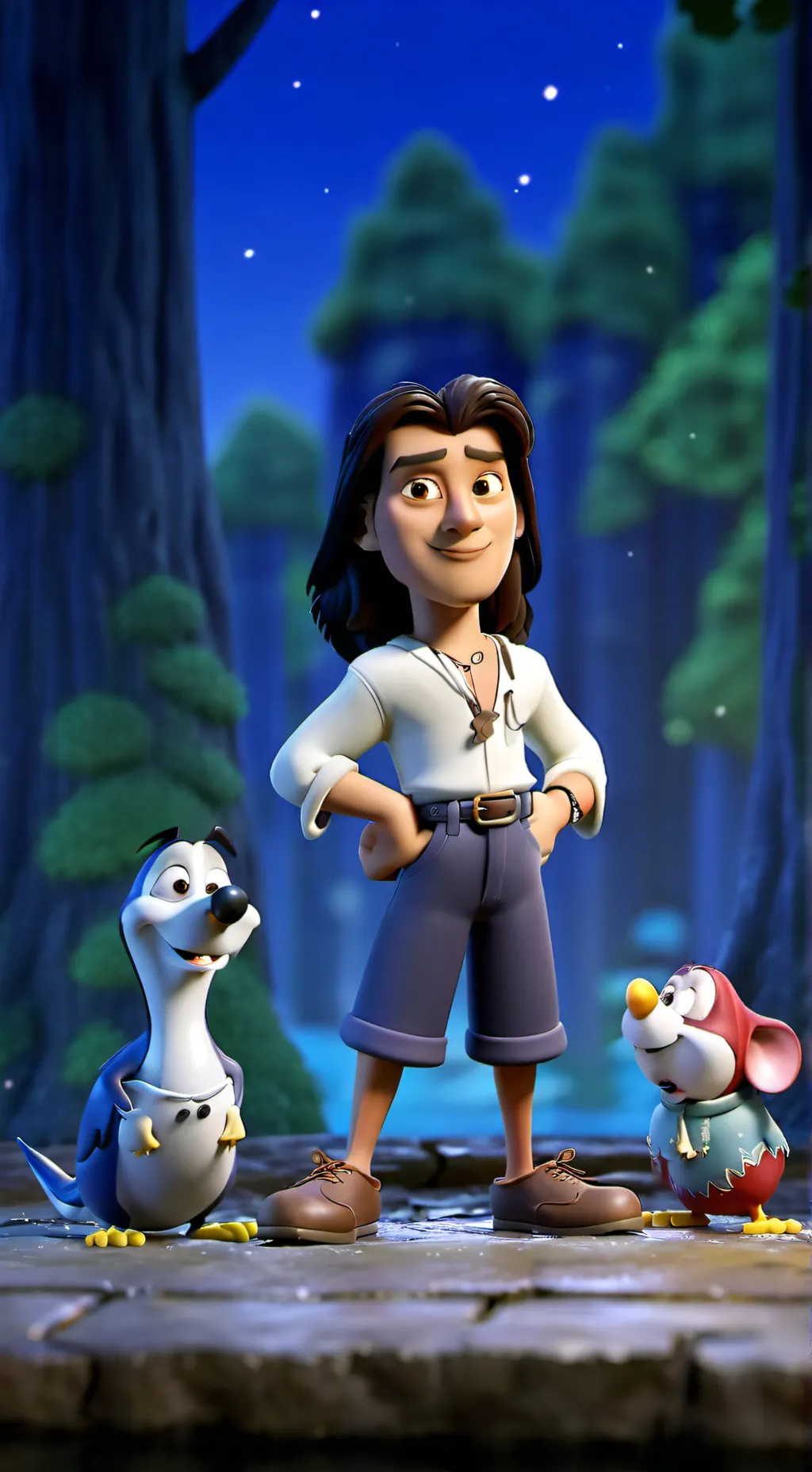 ai character: minsung 🎀 background