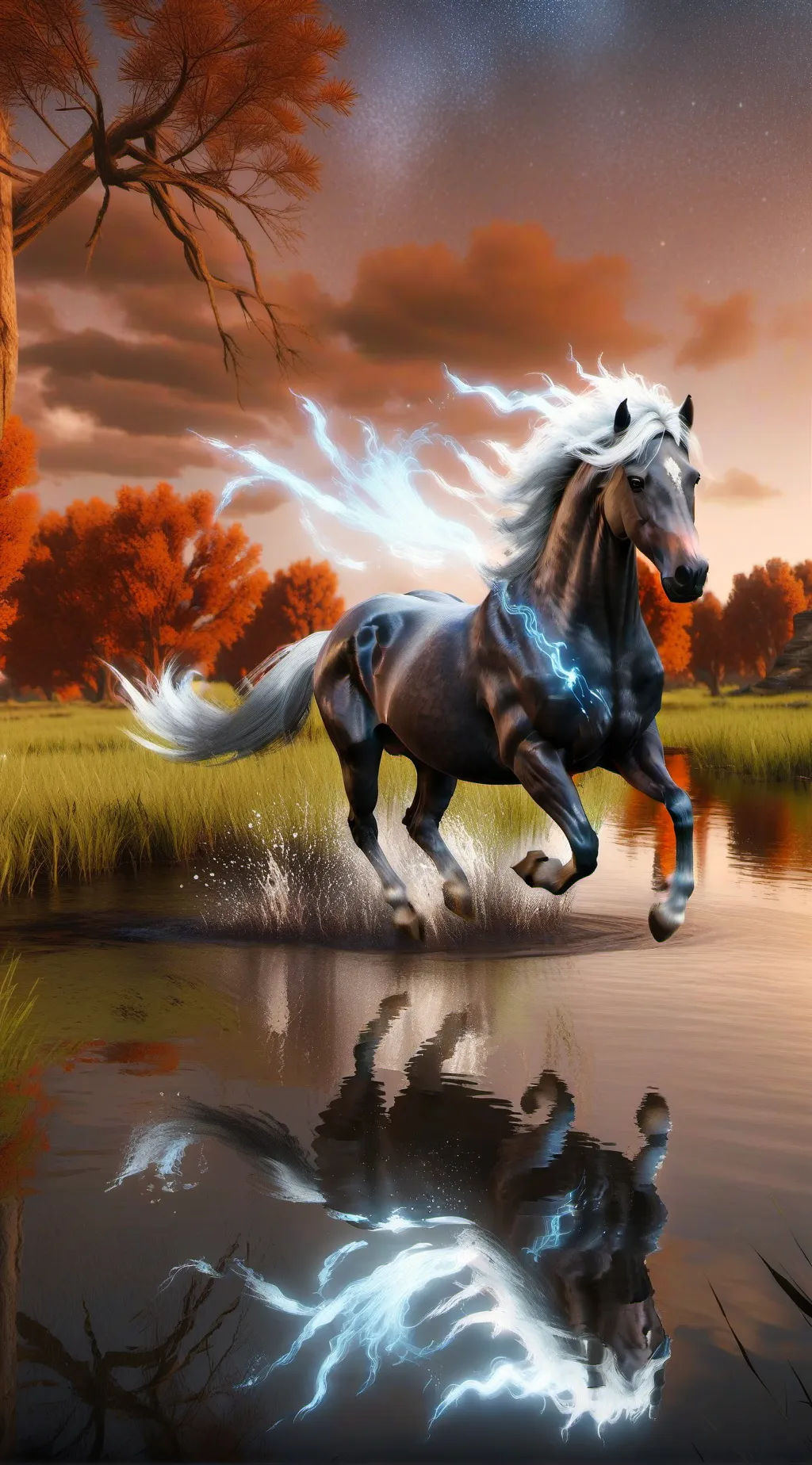 ai character: Aqua background