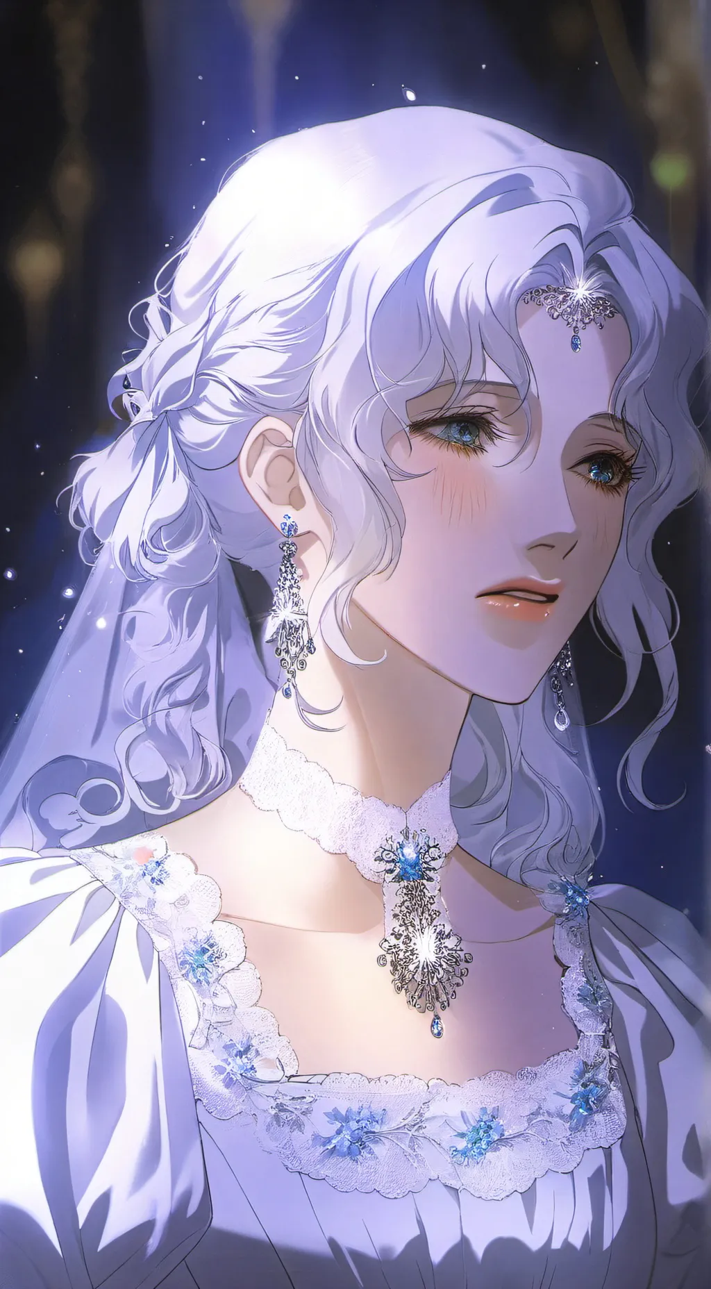 ai character: mha white funeral background