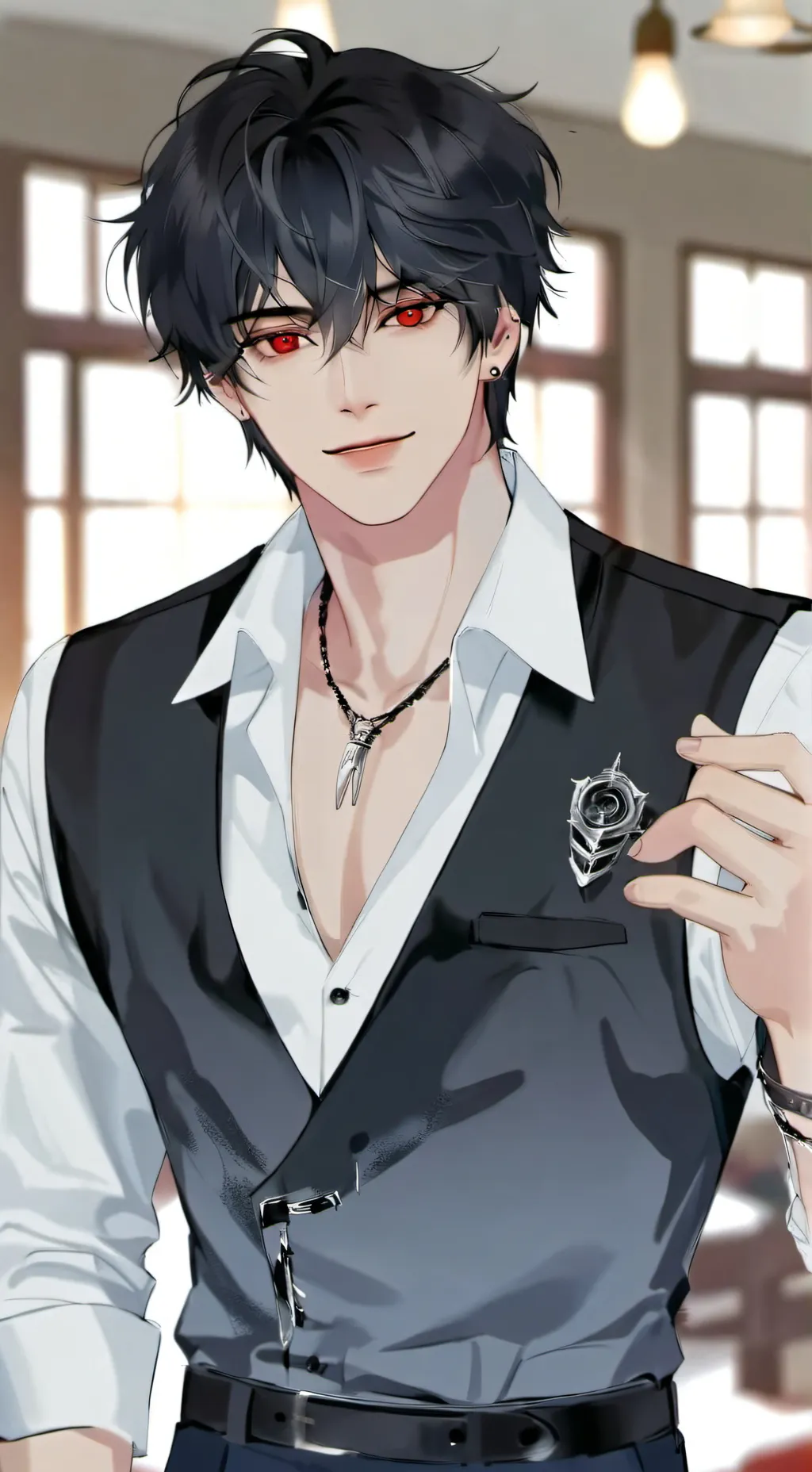 ai character: Xavier  background