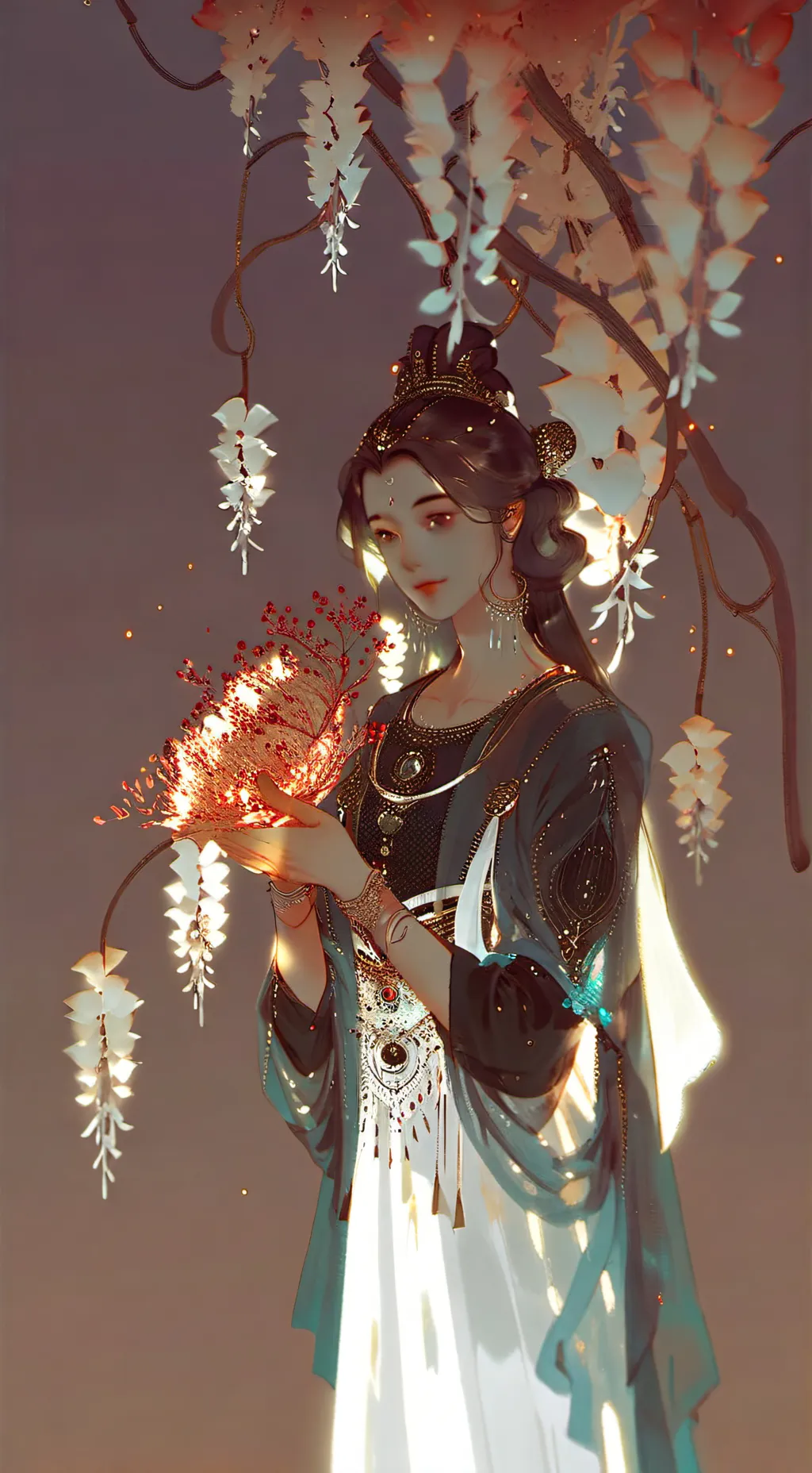 ai character: Zen background