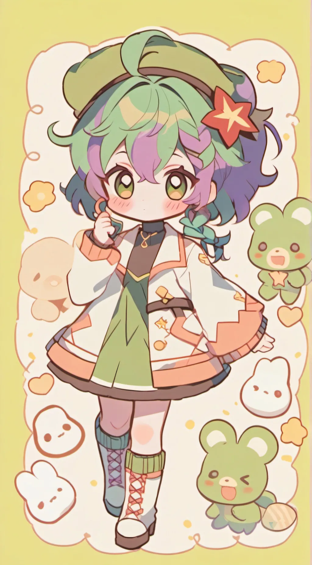 ai character: izuku Afton female background